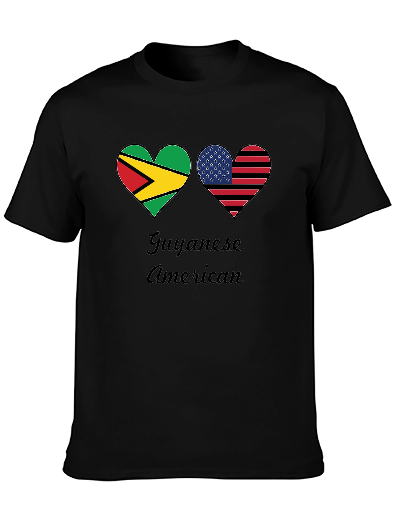 Guyanese American Pride Graphic Tee