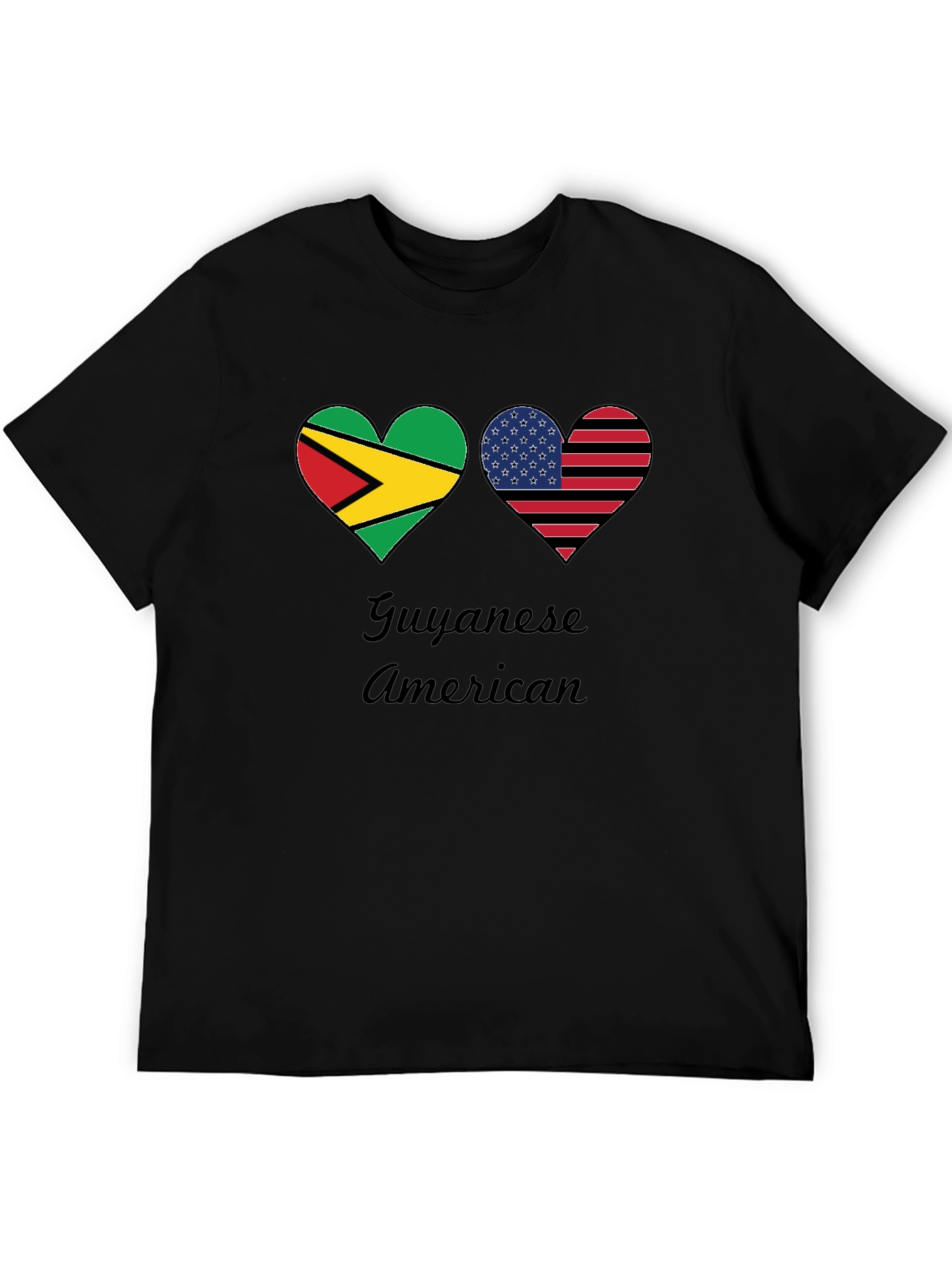 Guyanese American Pride Graphic Tee
