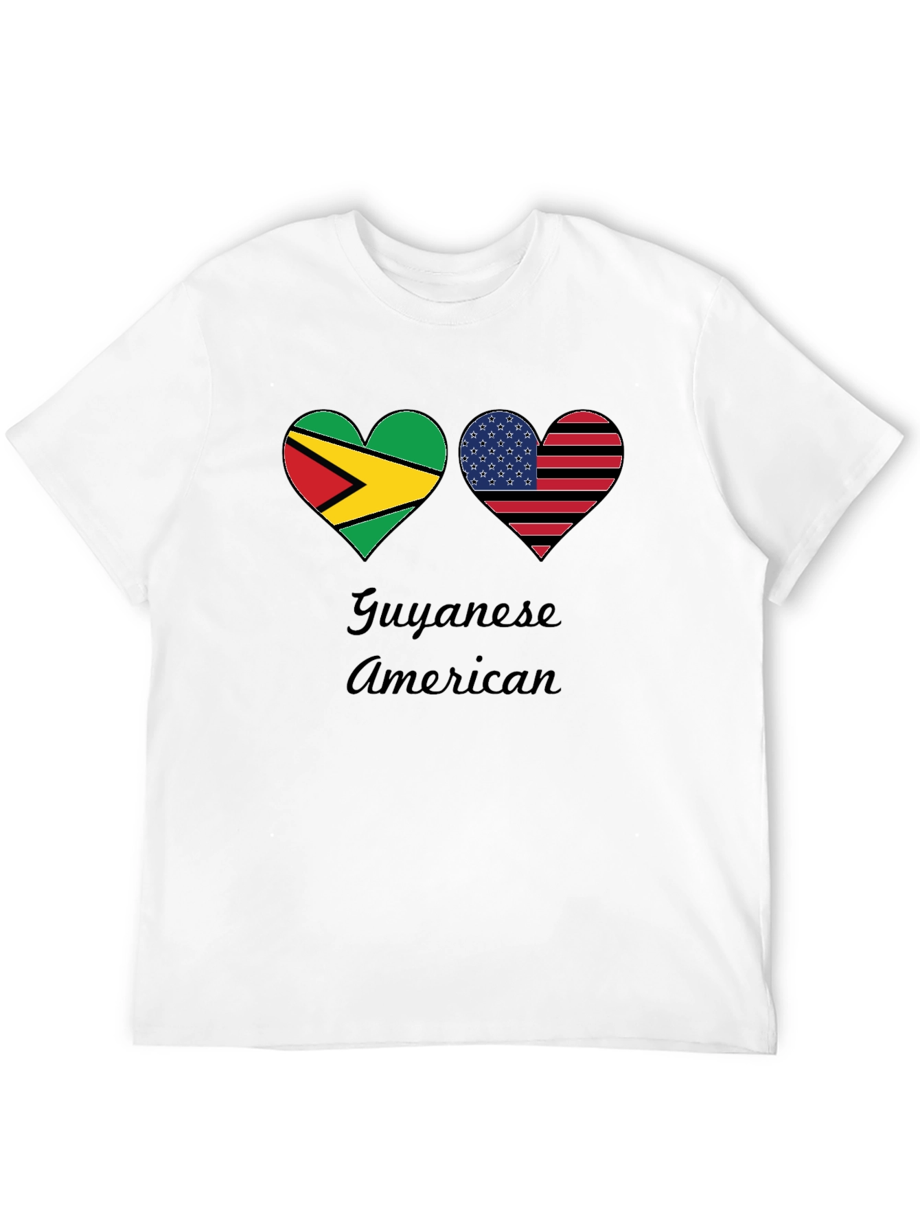 Guyanese American Pride Graphic Tee