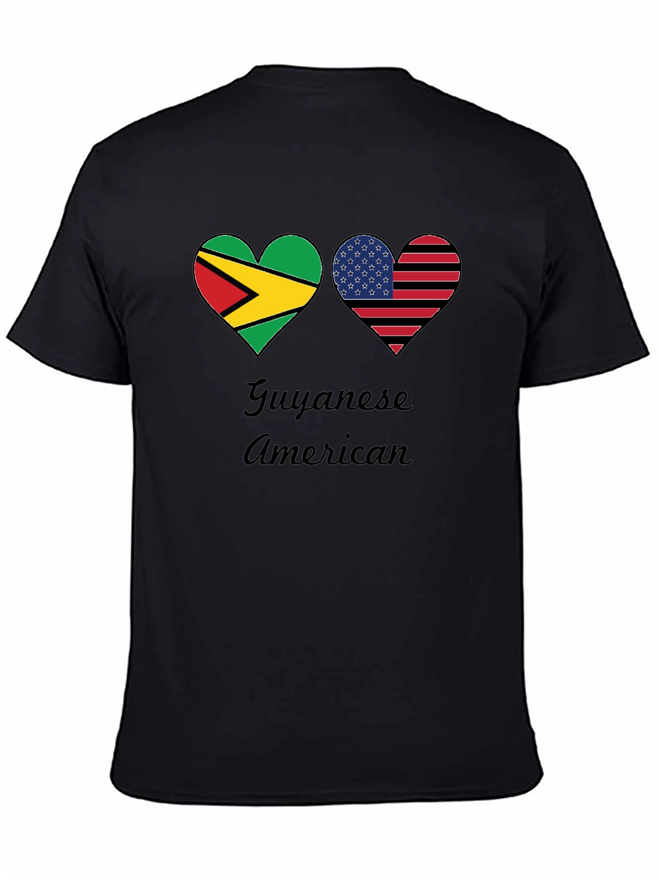 Guyanese American Pride Graphic Tee