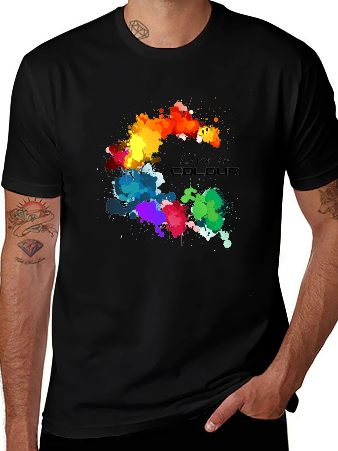 Live in Colour Graphic Tee