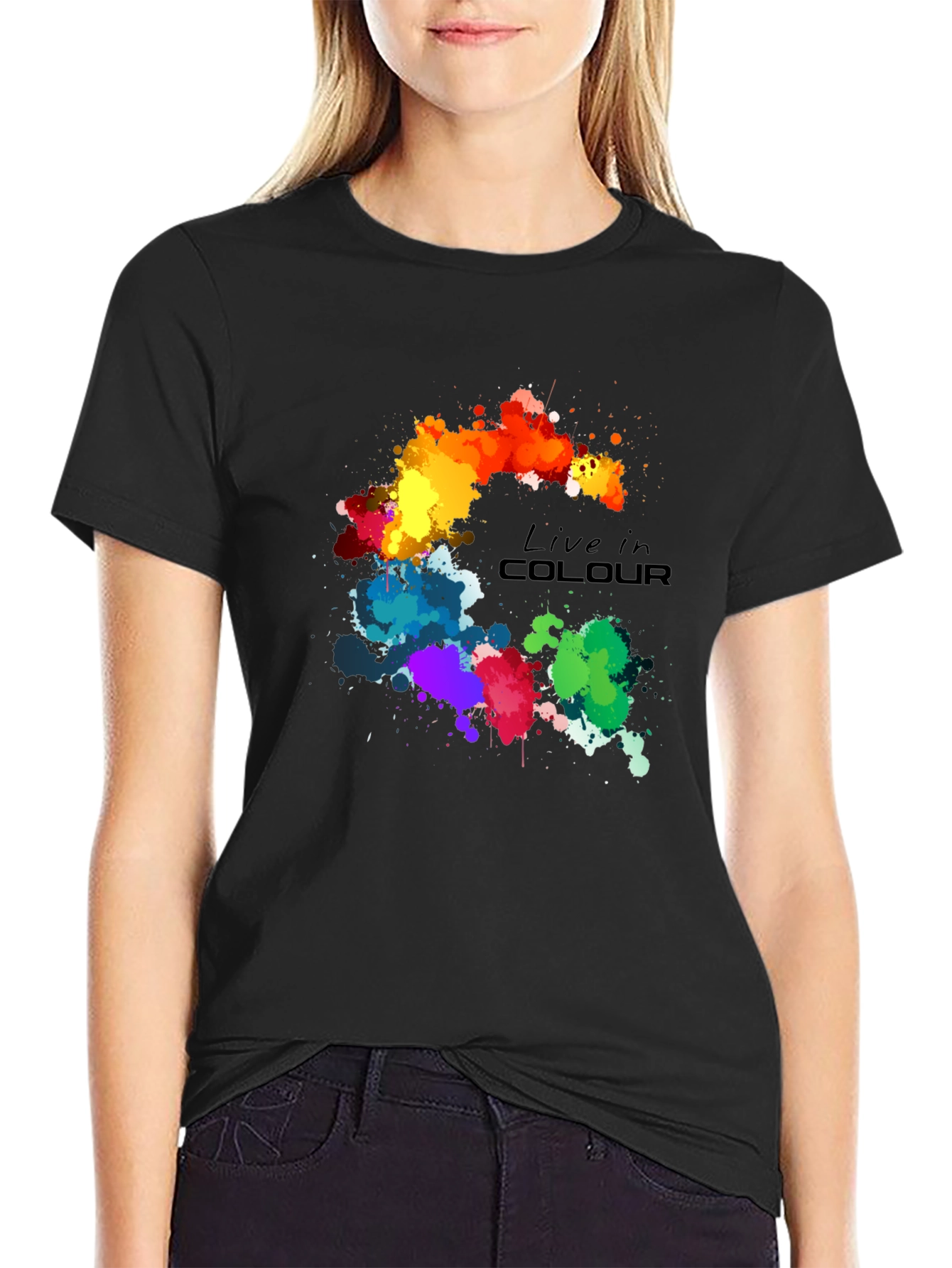 Live in Colour Graphic Tee
