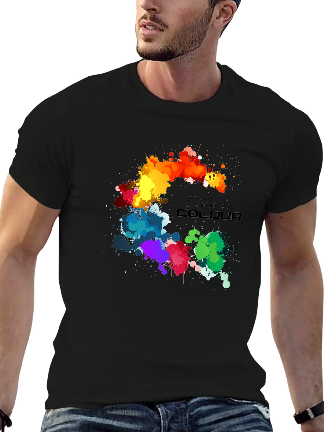 Live in Colour Graphic Tee
