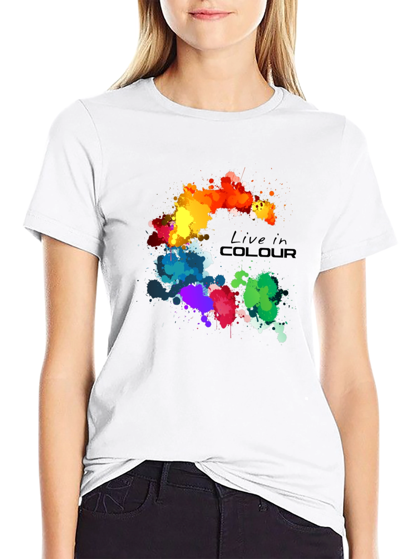 Live in Colour Graphic Tee