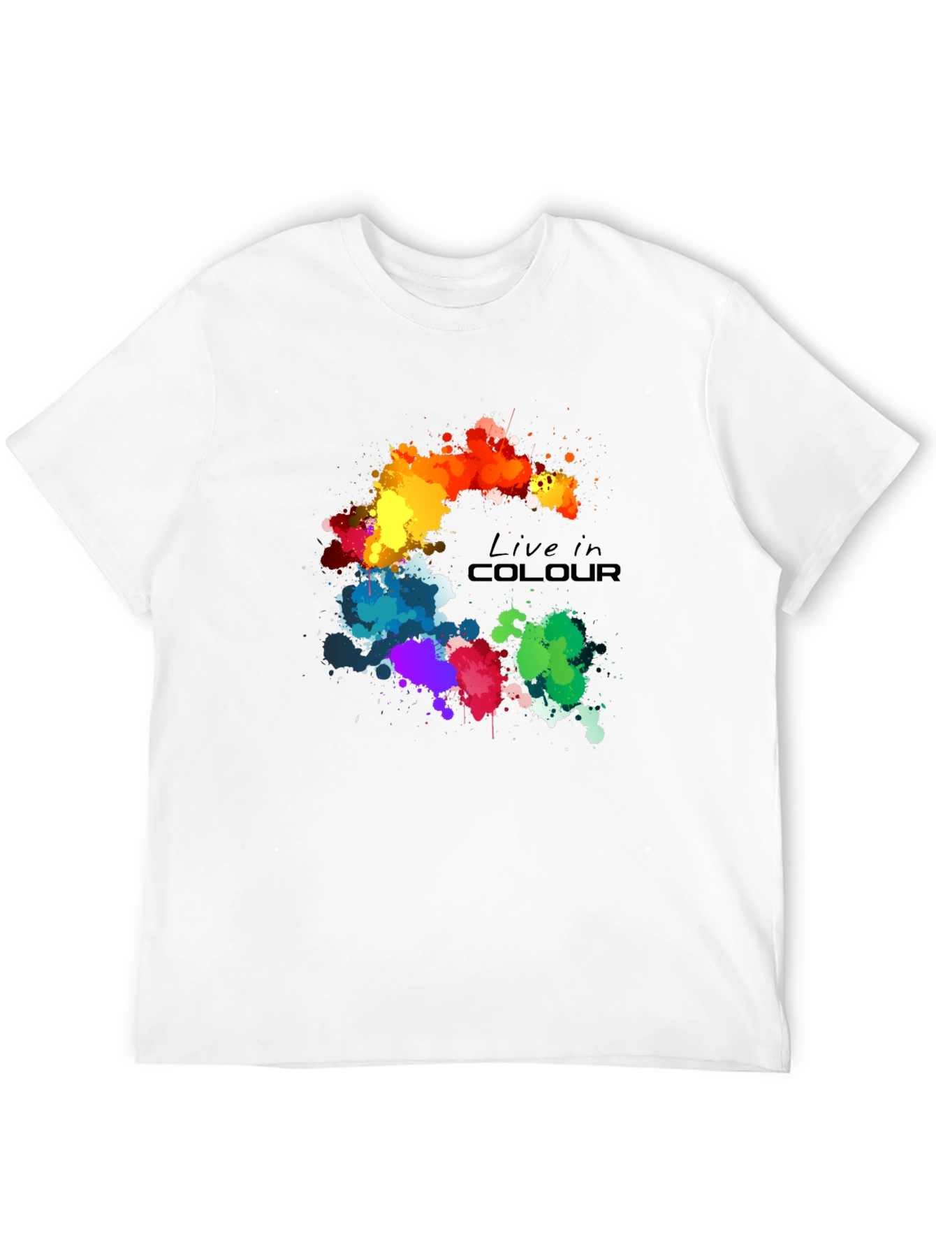 Live in Colour Graphic Tee