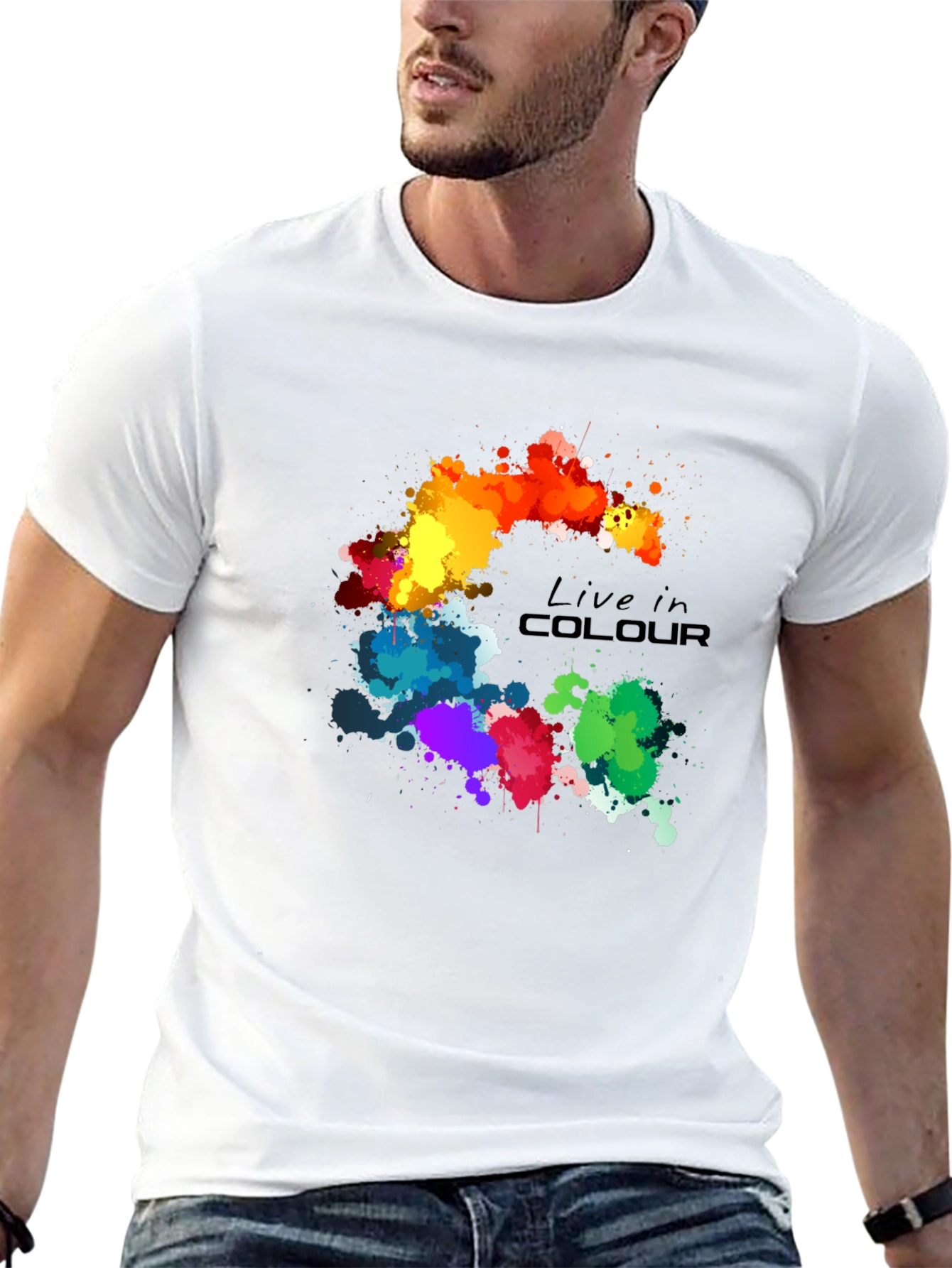 Live in Colour Graphic Tee