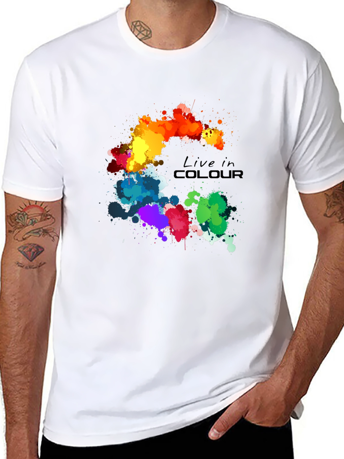 Live in Colour Graphic Tee