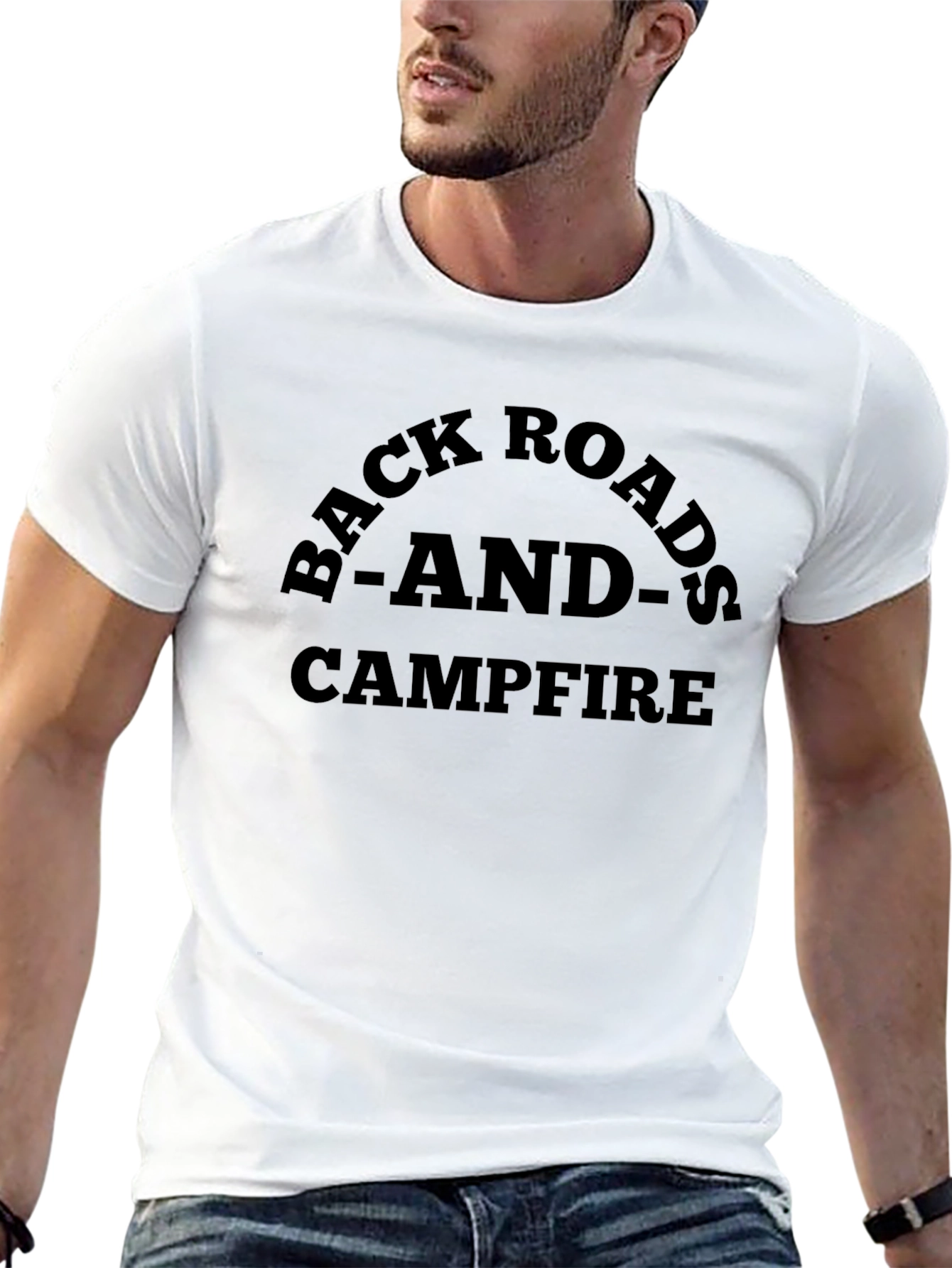 Back Roads & Campfire Graphic T-Shirt
