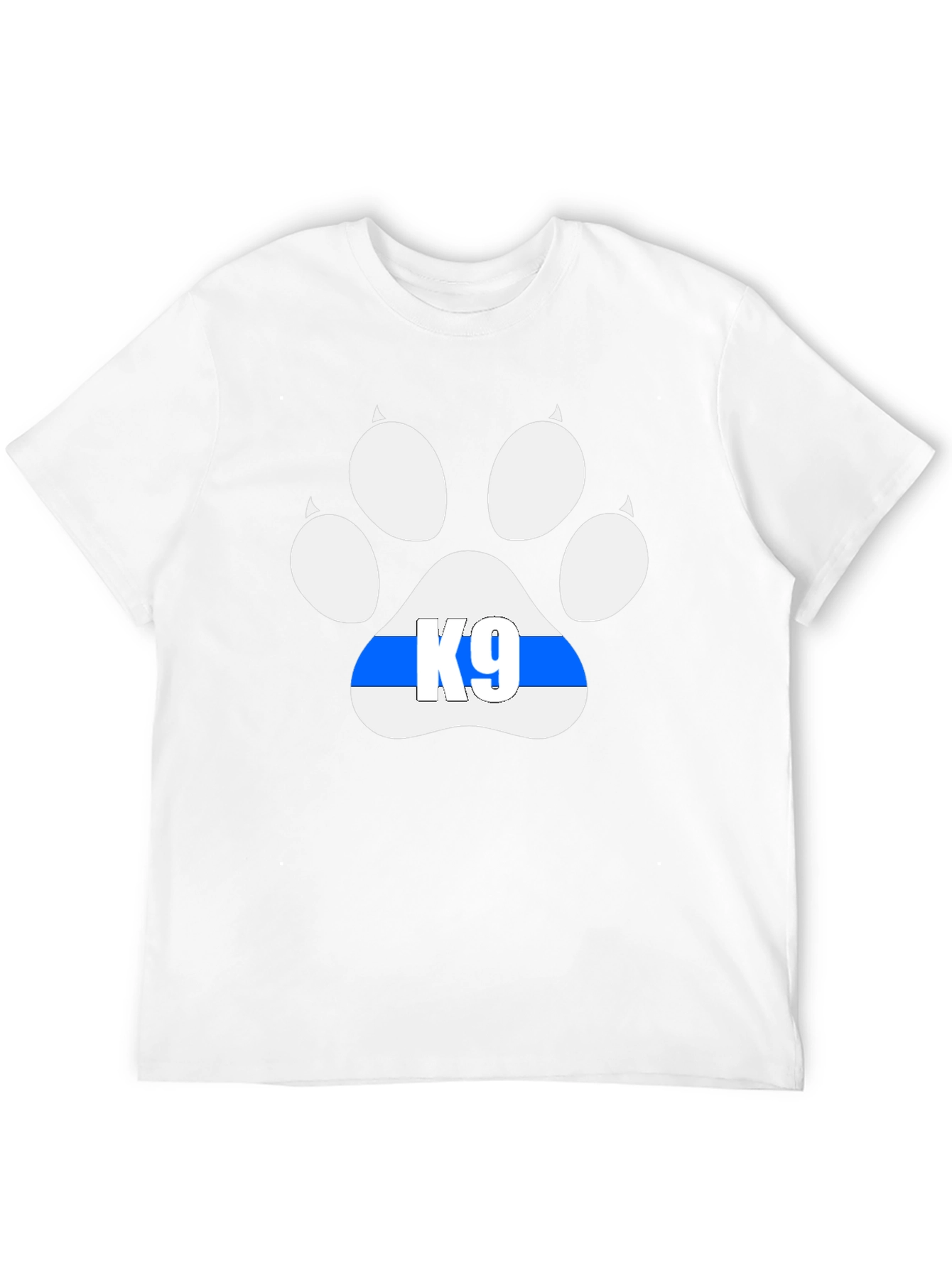 K9 Paw Print T-Shirt - Police Dog Support