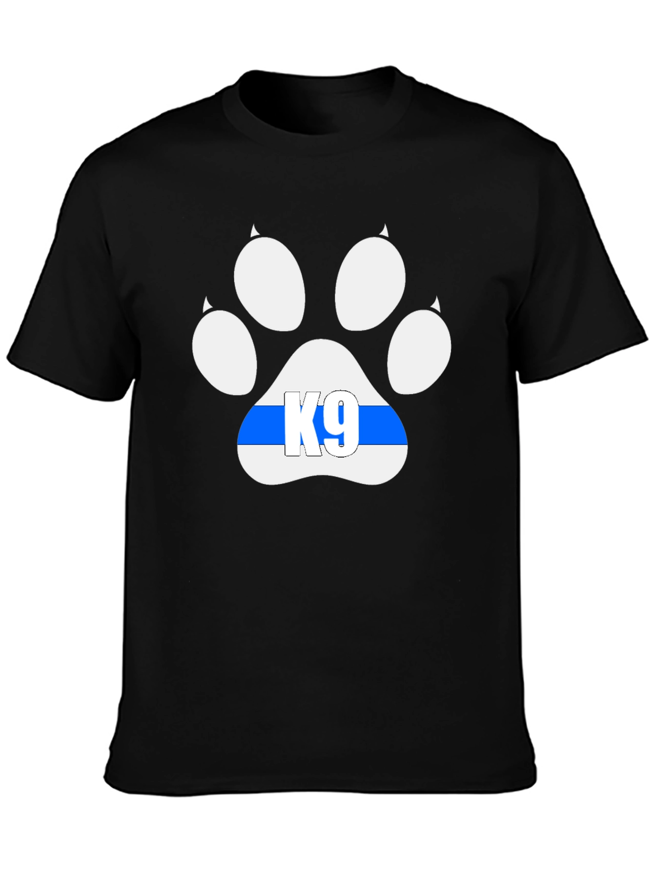 K9 Paw Print T-Shirt - Police Dog Support