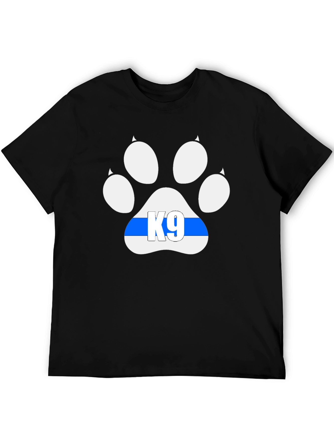 K9 Paw Print T-Shirt - Police Dog Support