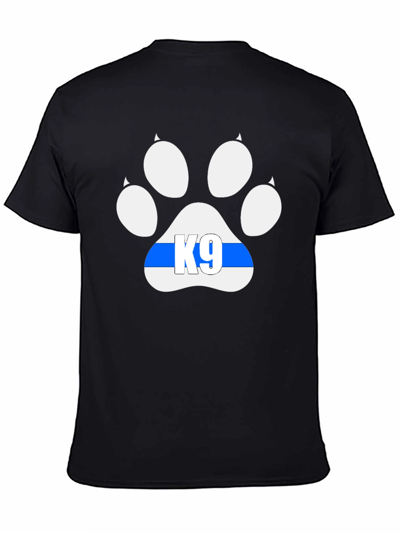 K9 Paw Print T-Shirt - Police Dog Support