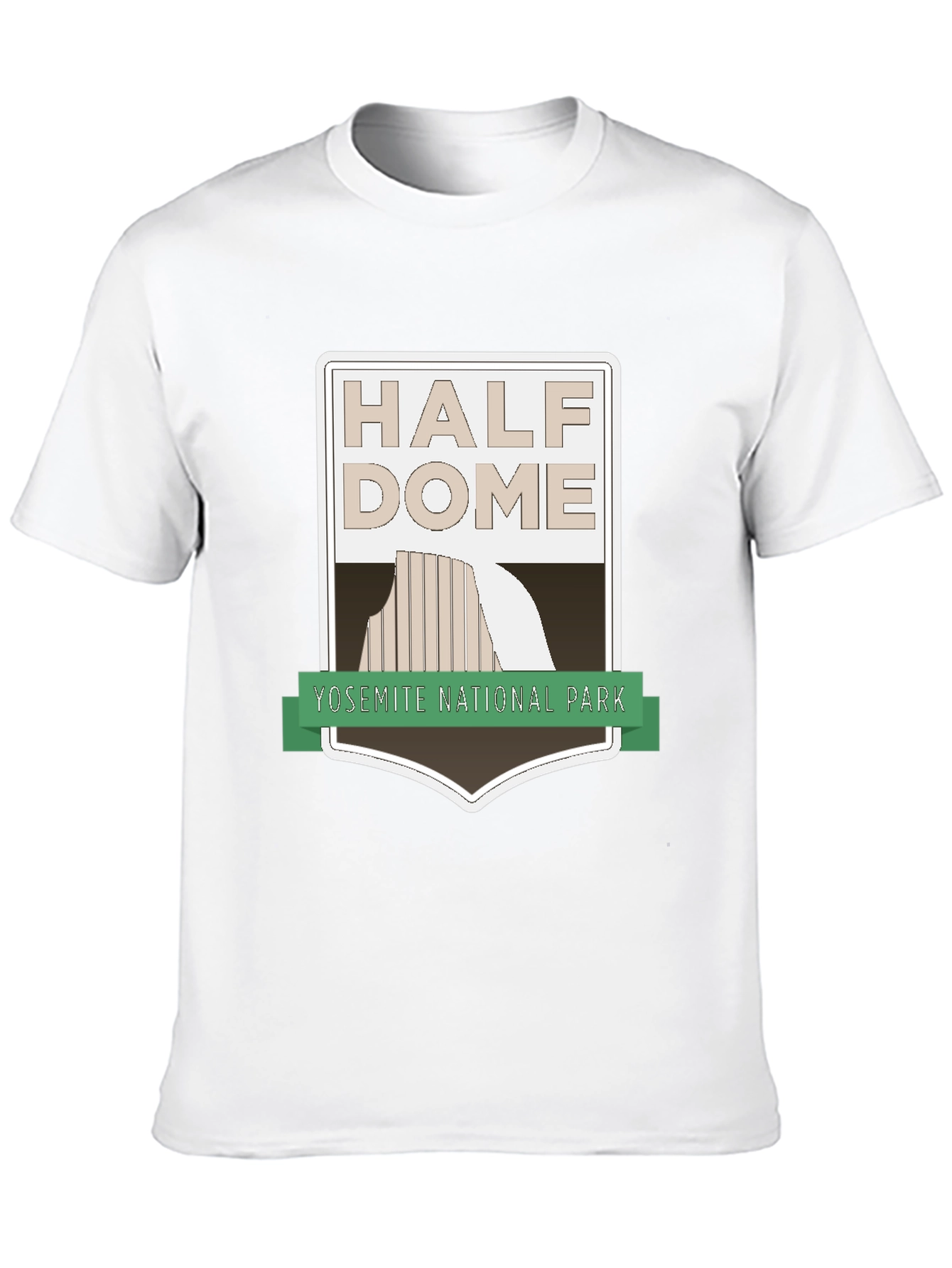 Half Dome Yosemite National Park Black T-Shirt