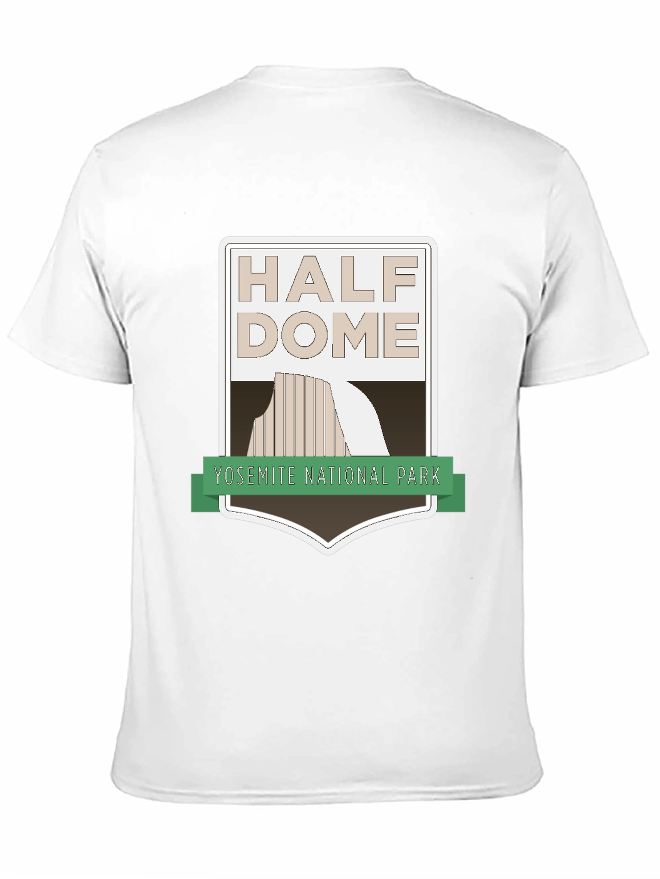 Half Dome Yosemite National Park Black T-Shirt