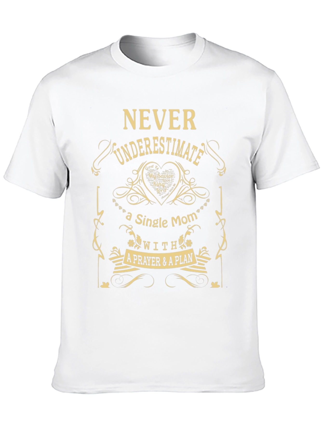 Single Mom Prayer Plan T-Shirt
