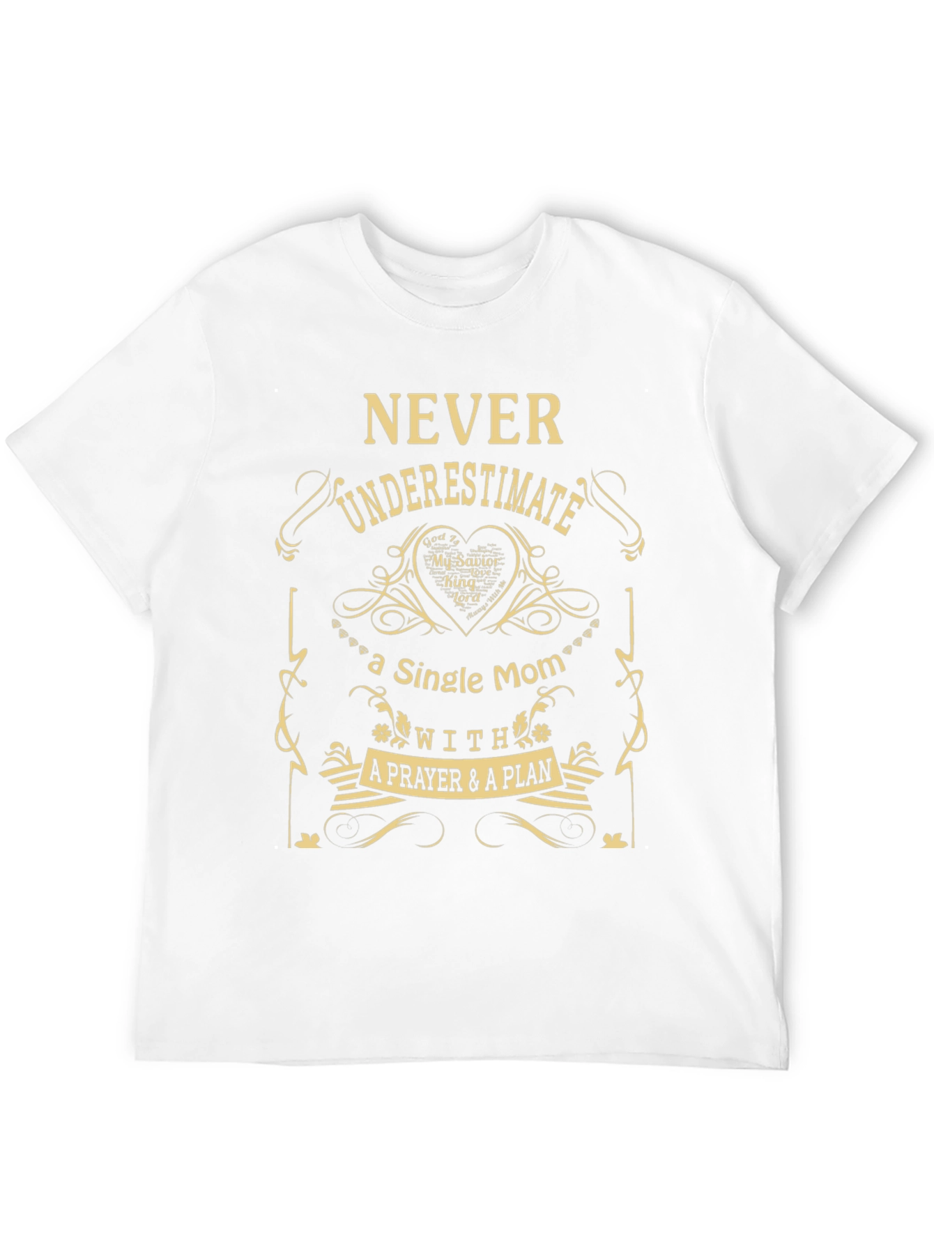 Single Mom Prayer Plan T-Shirt