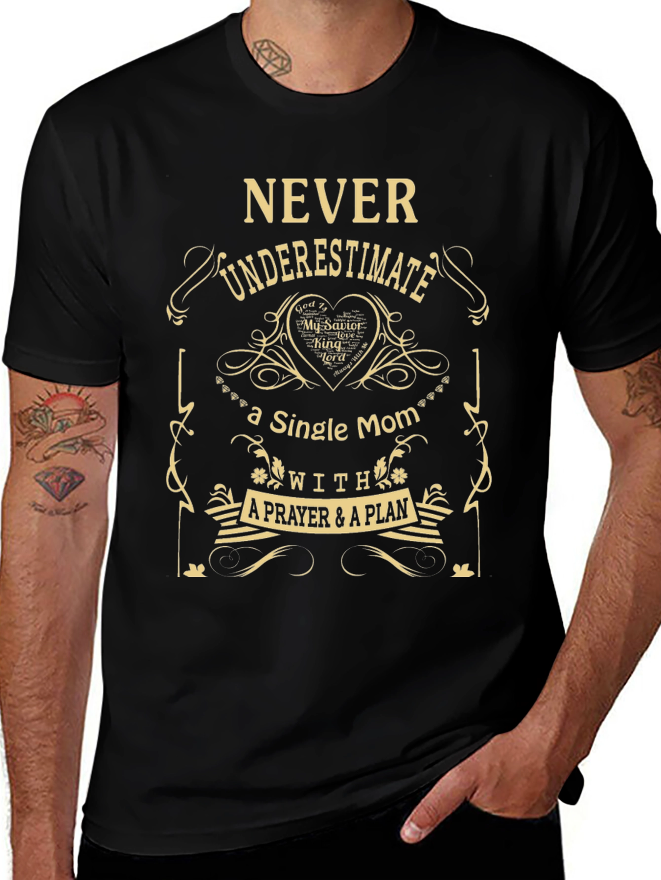 Single Mom Prayer Plan T-Shirt