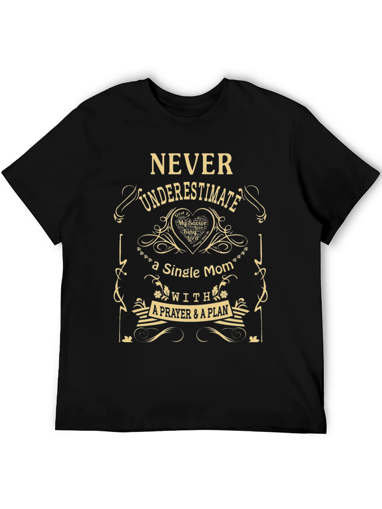 Single Mom Prayer Plan T-Shirt