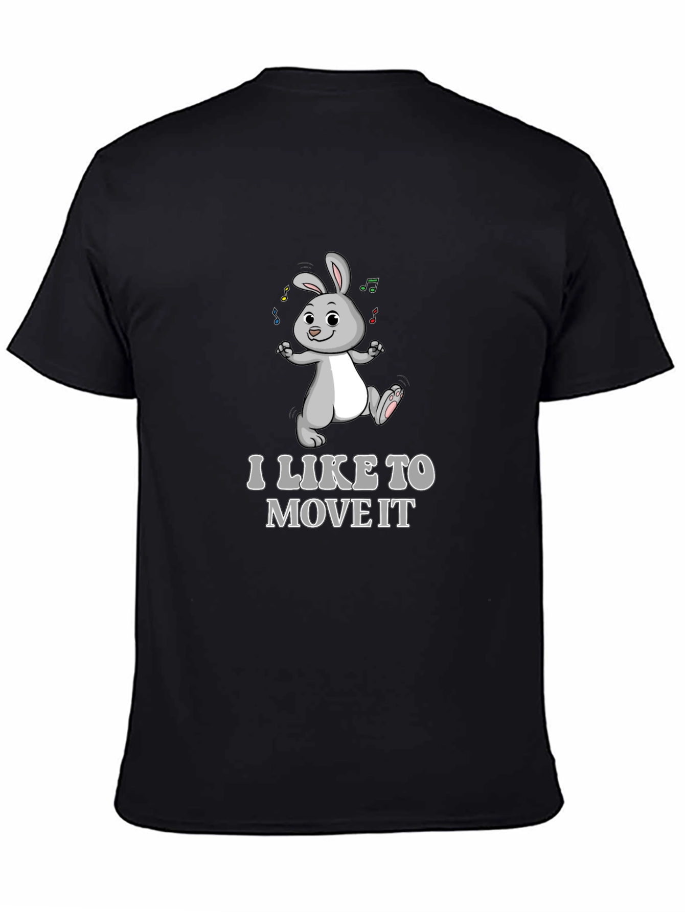 I Like To Move It Bunny Graphic T-Shirt