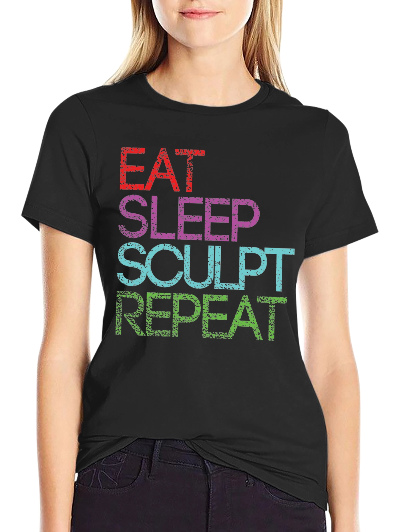 Eat Sleep Sculpt Repeat T-Shirt