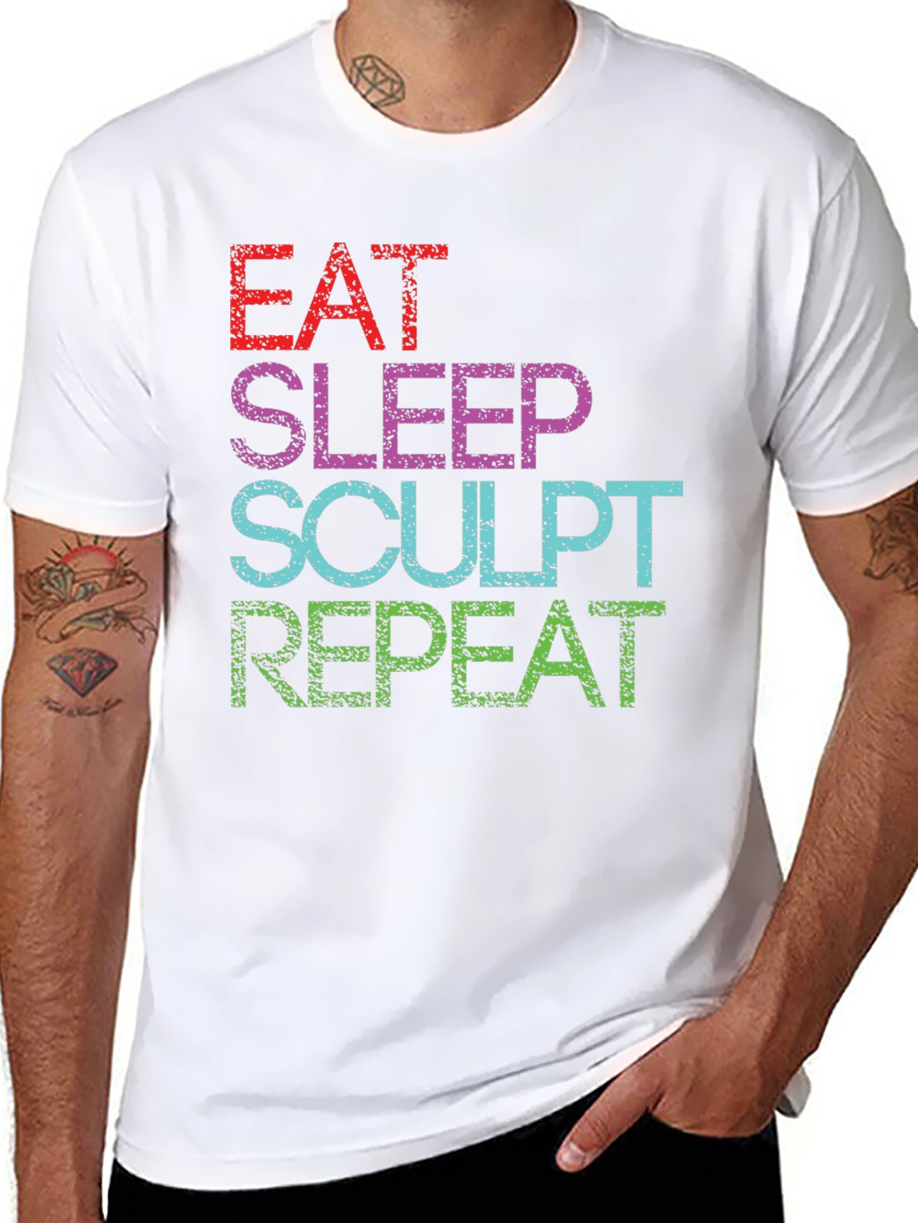 Eat Sleep Sculpt Repeat T-Shirt