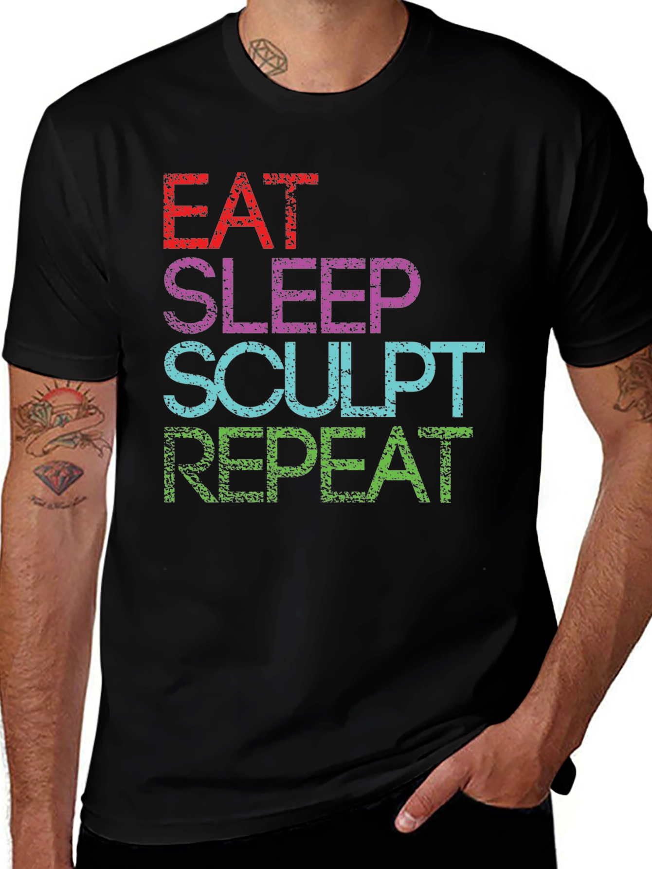 Eat Sleep Sculpt Repeat T-Shirt