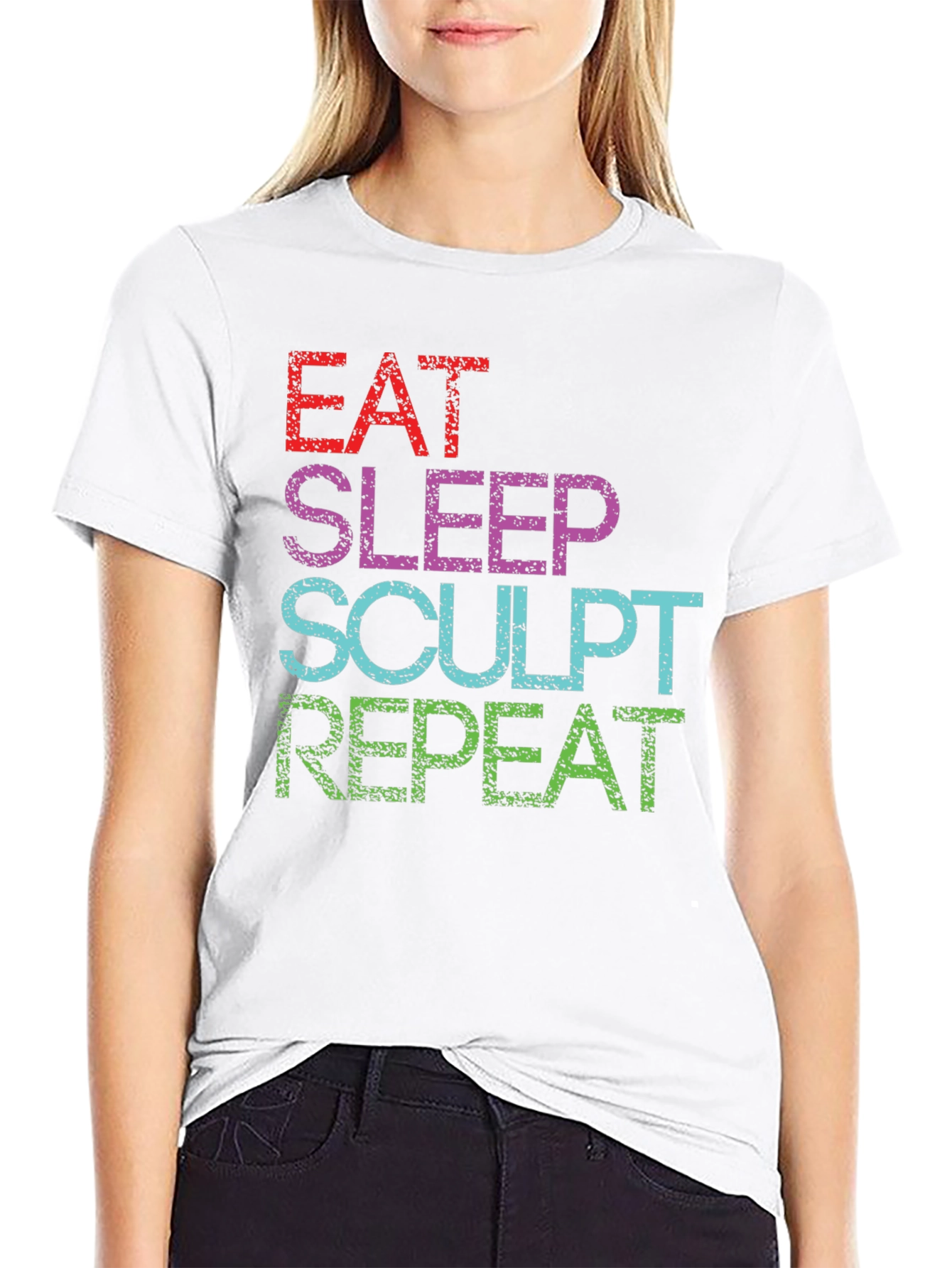 Eat Sleep Sculpt Repeat T-Shirt