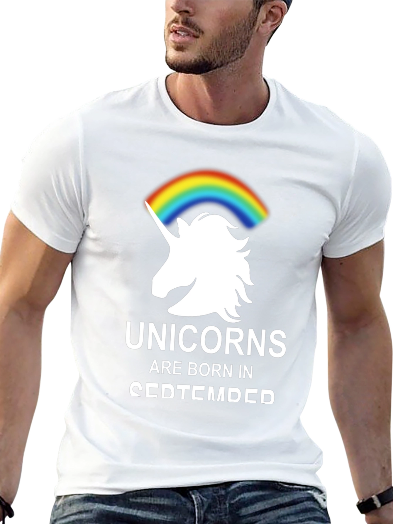 Unicorn Born in September T-Shirt