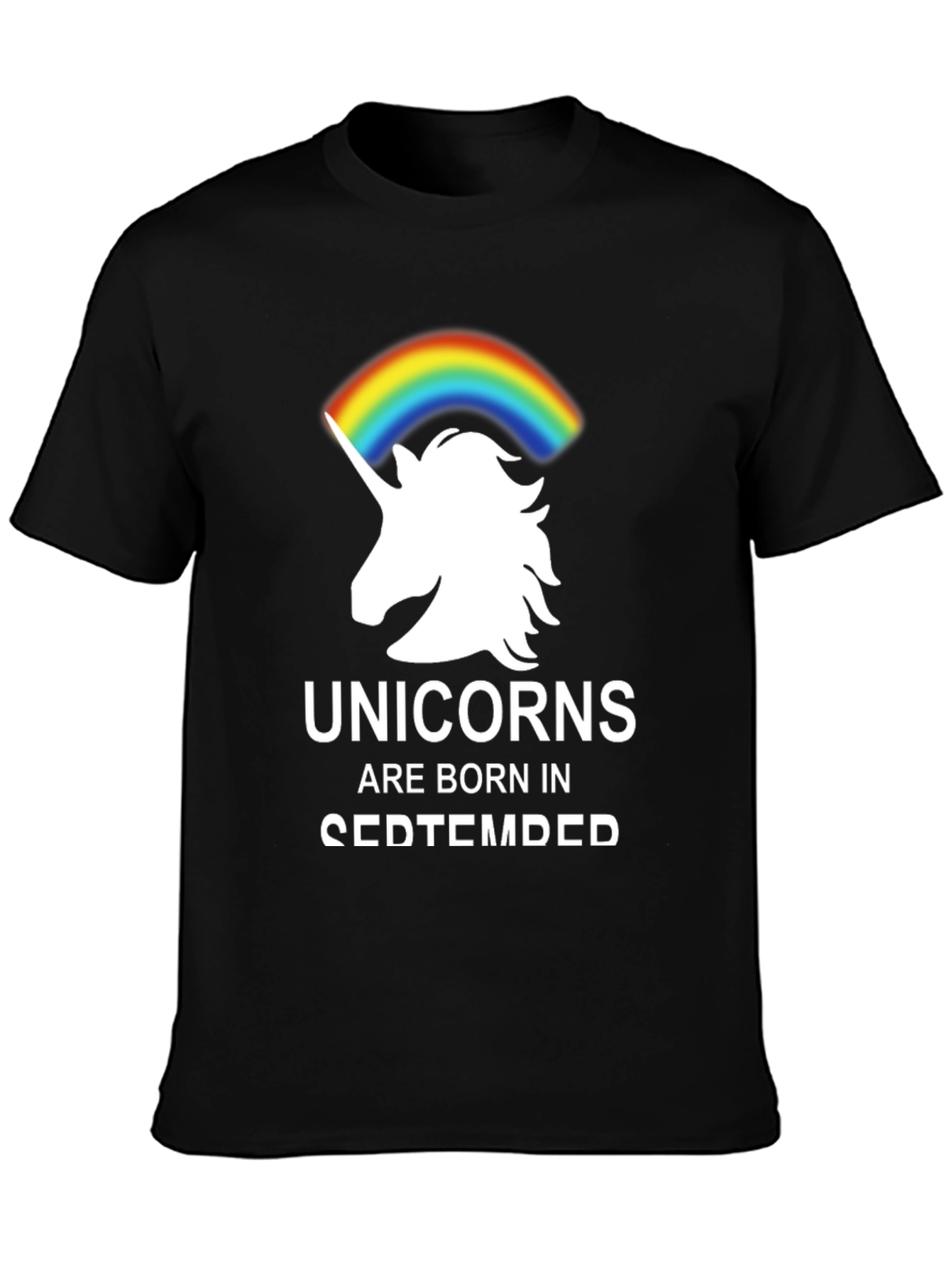 Unicorn Born in September T-Shirt