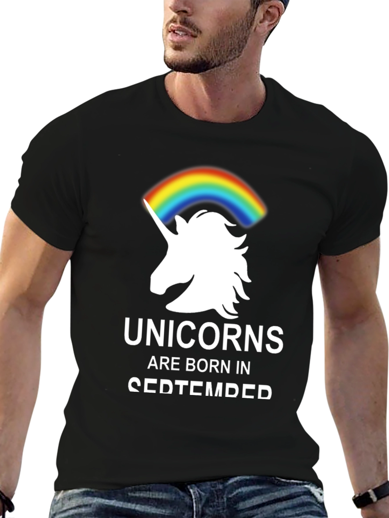 Unicorn Born in September T-Shirt