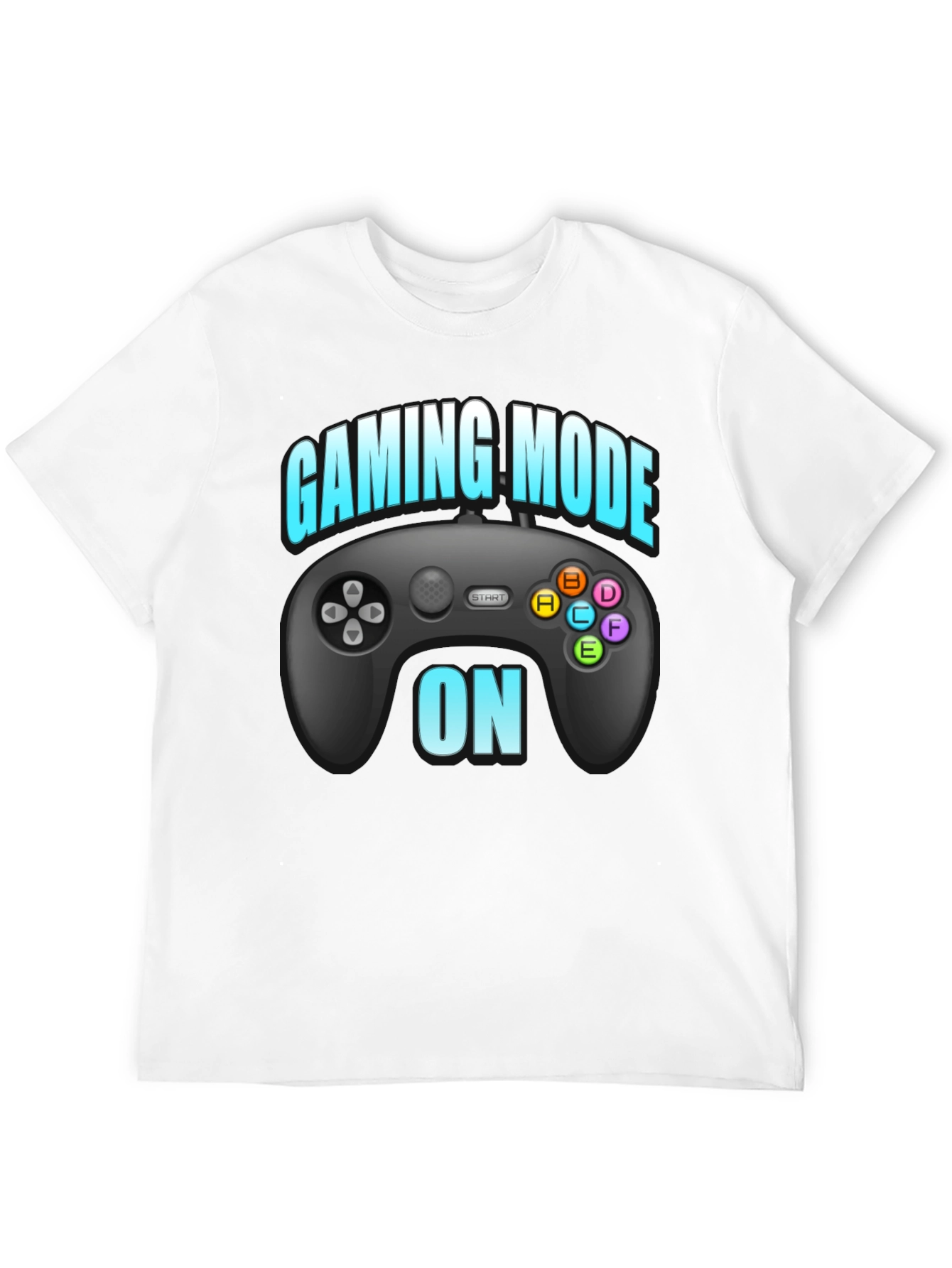 Gaming Mode On T-Shirt Black Gamer Tee