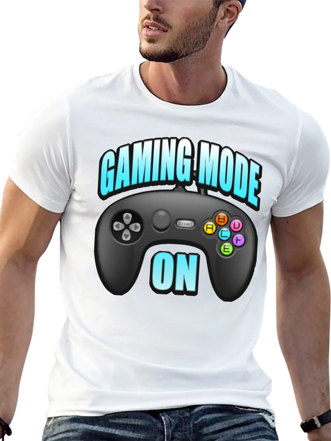 Gaming Mode On T-Shirt Black Gamer Tee