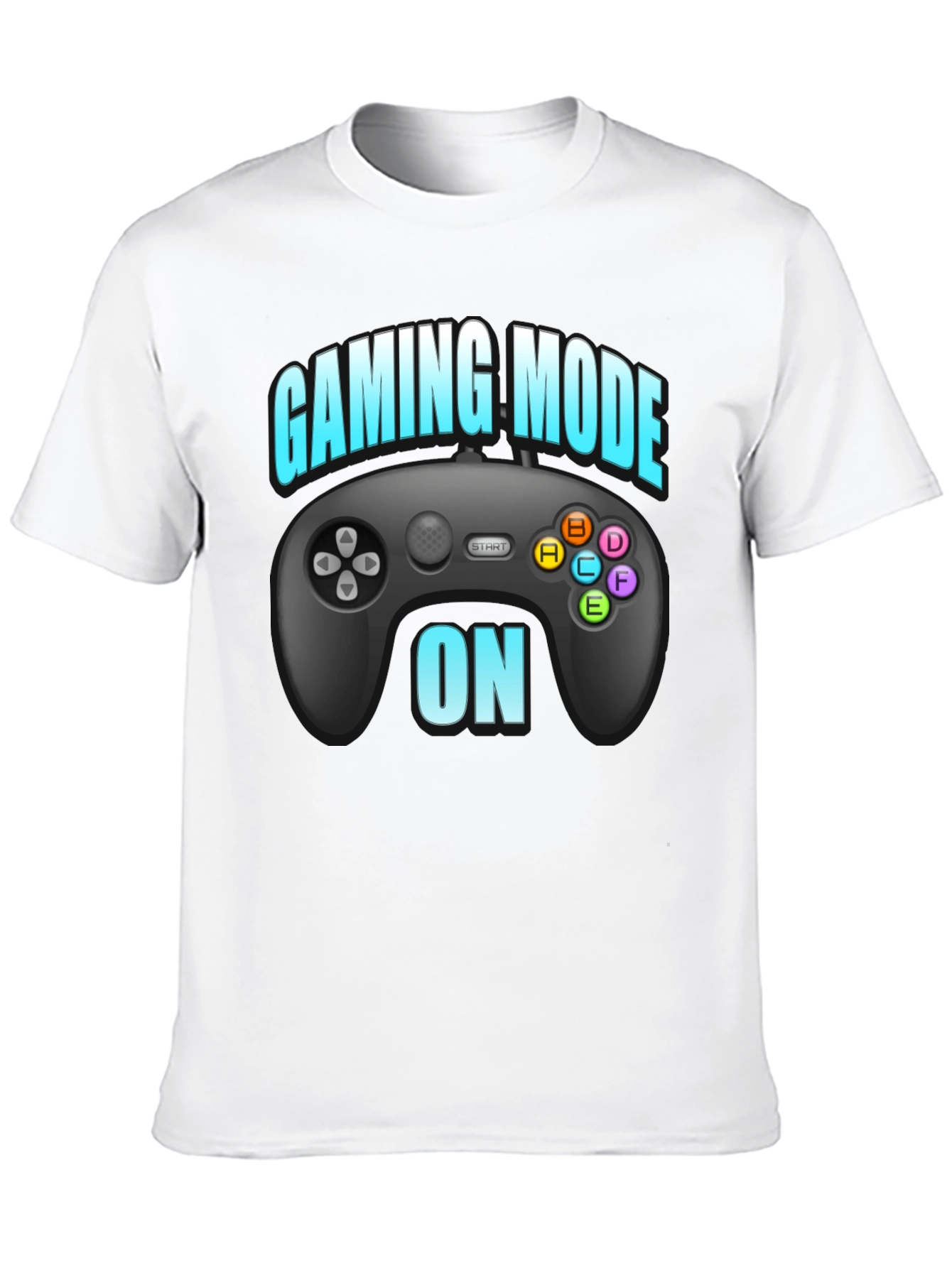 Gaming Mode On T-Shirt Black Gamer Tee