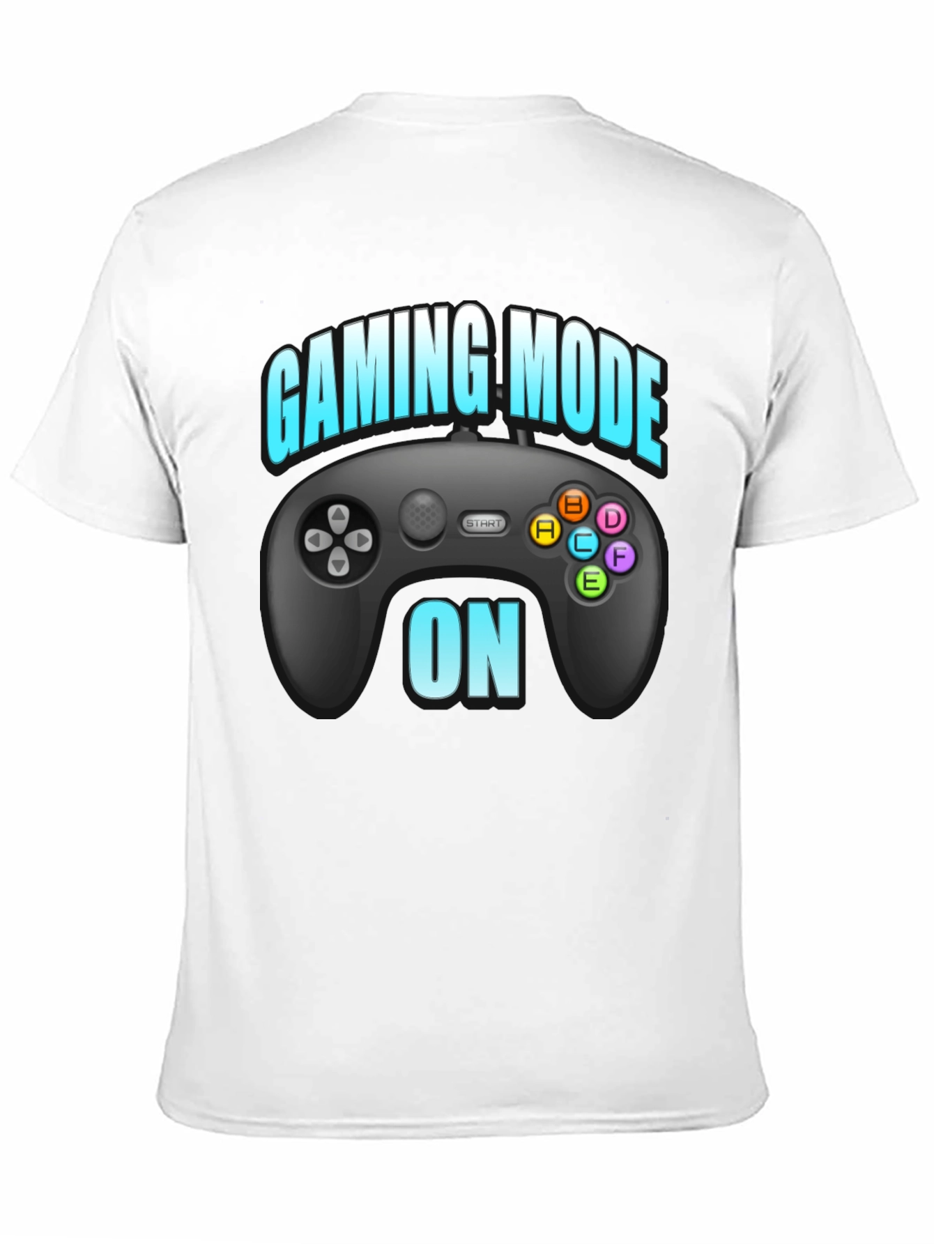 Gaming Mode On T-Shirt Black Gamer Tee