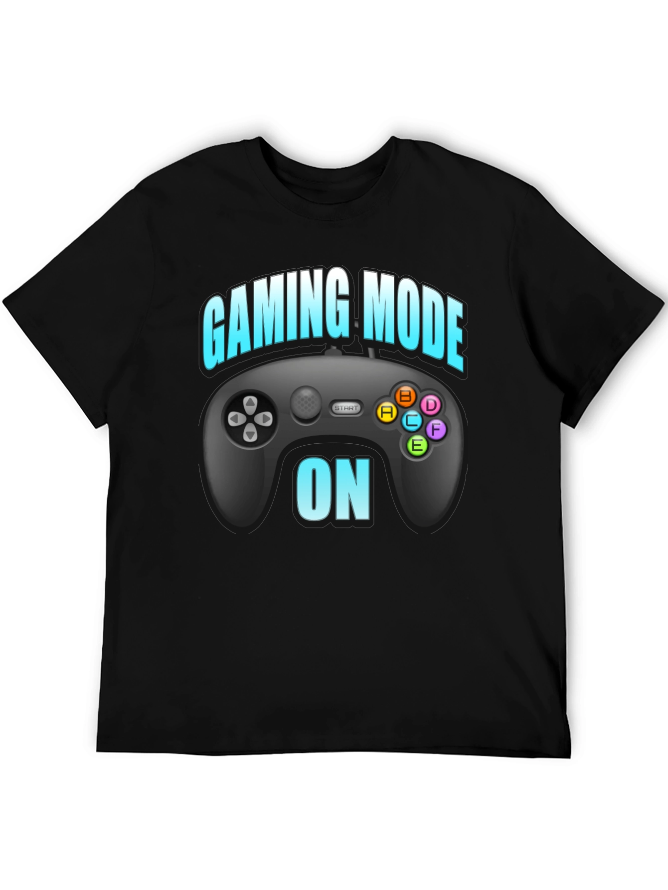 Gaming Mode On T-Shirt Black Gamer Tee