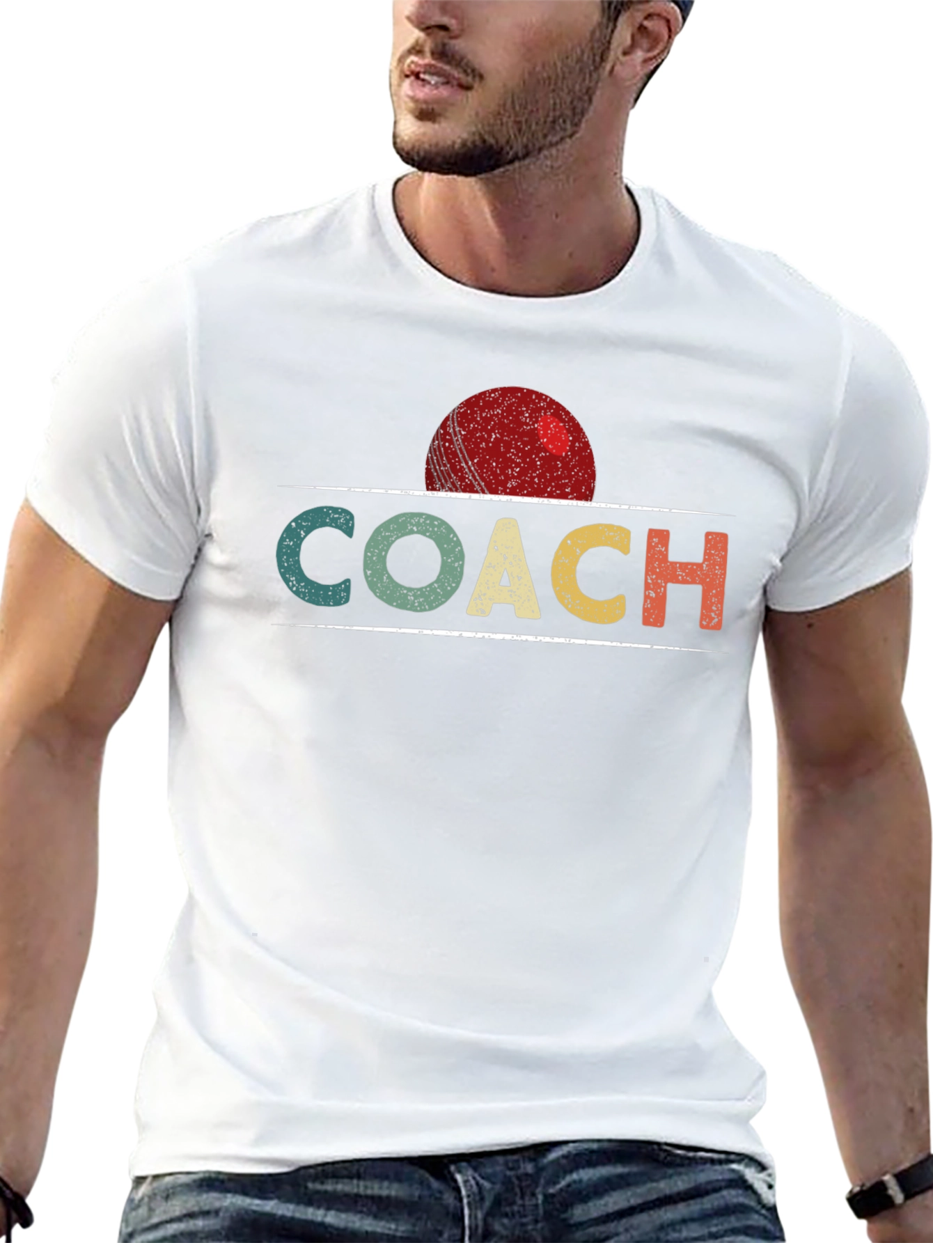 Cricket Coach Graphic Tee