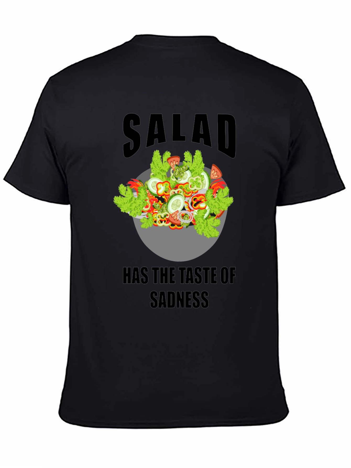Sad Salad Graphic T-Shirt - Unisex Cotton Tee