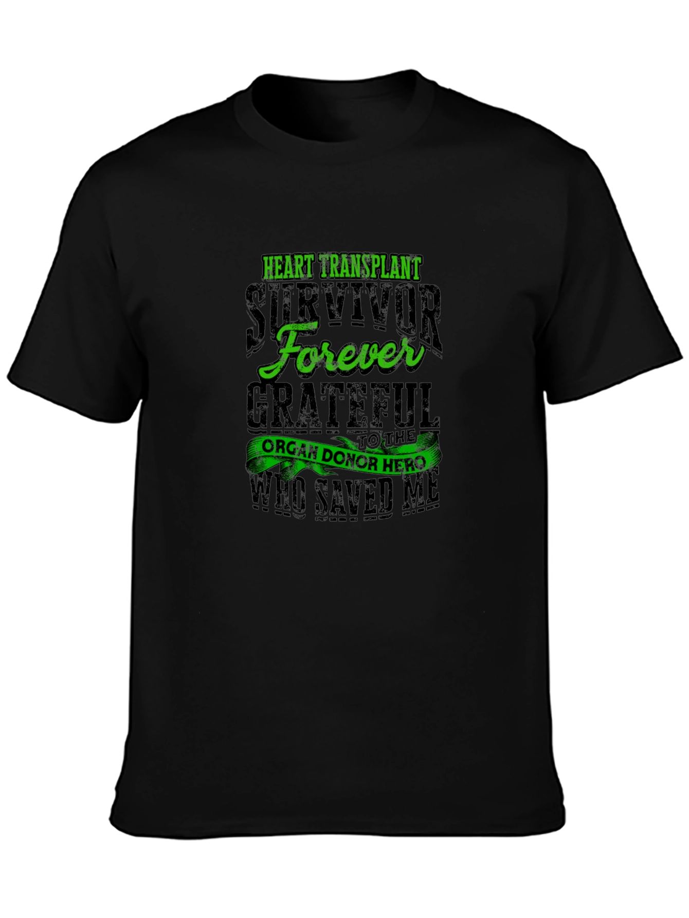 Heart Transplant Survivor Forever Grateful T-Shirt
