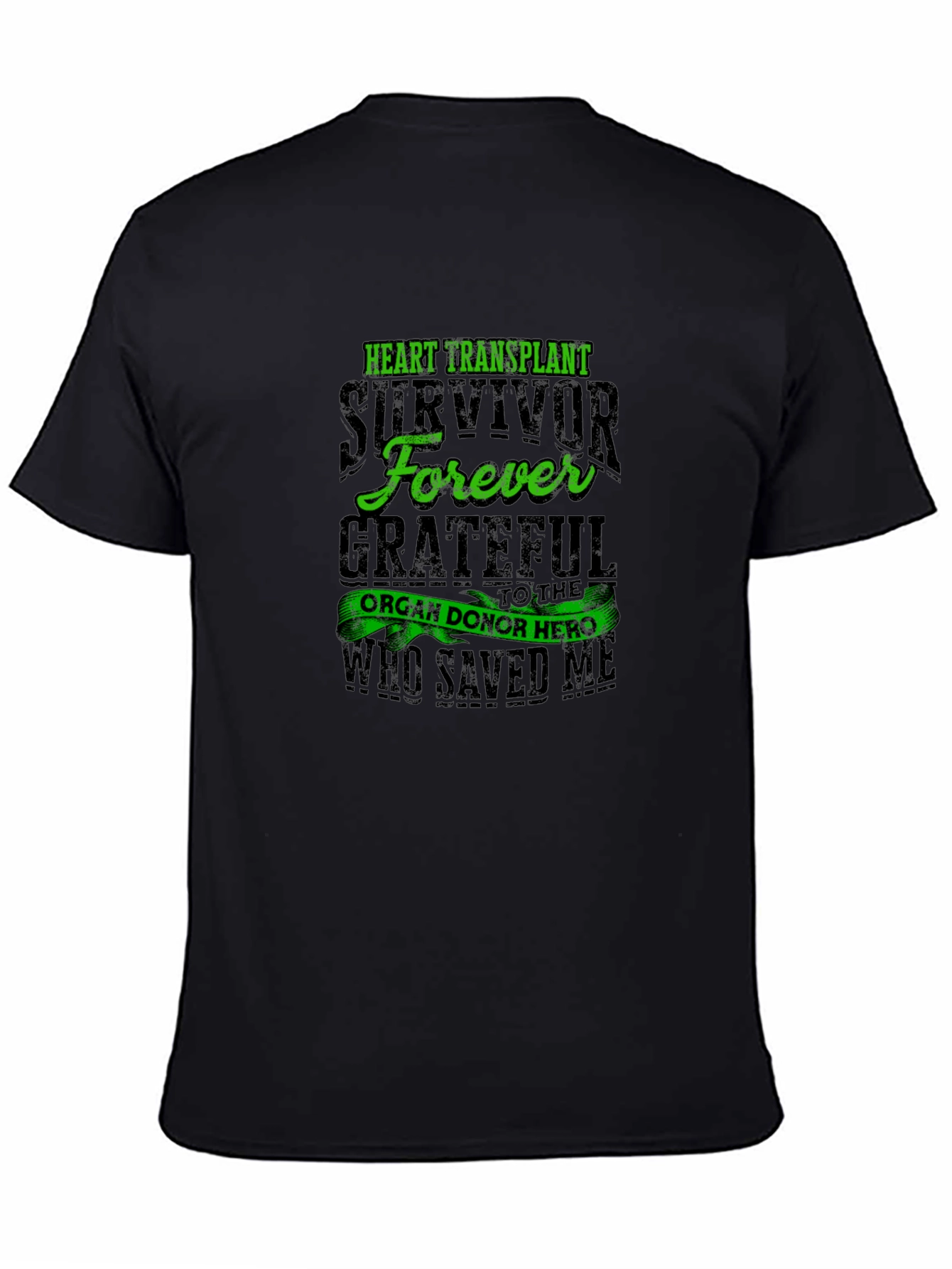 Heart Transplant Survivor Forever Grateful T-Shirt