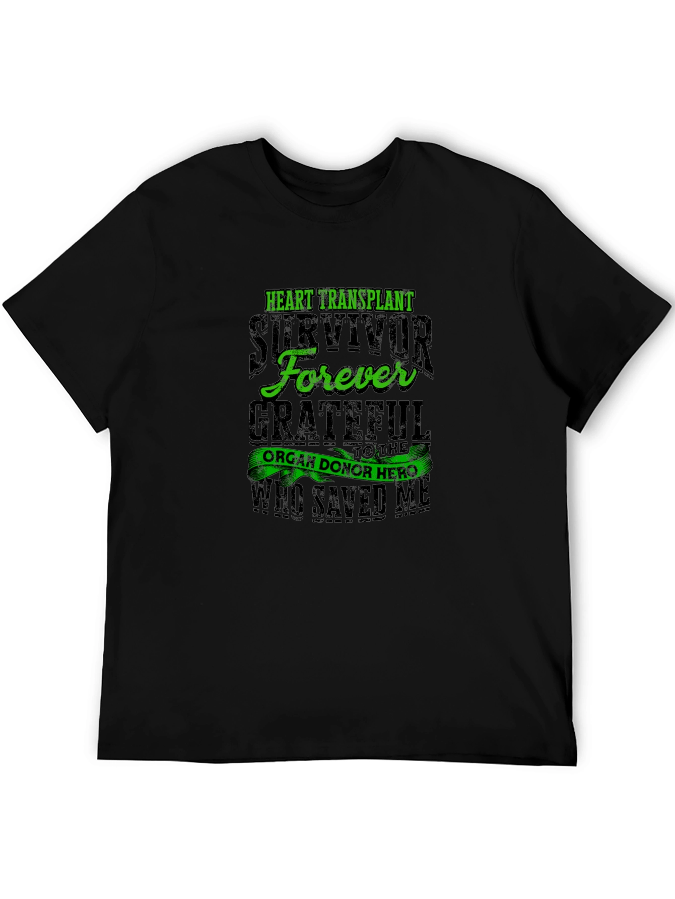 Heart Transplant Survivor Forever Grateful T-Shirt