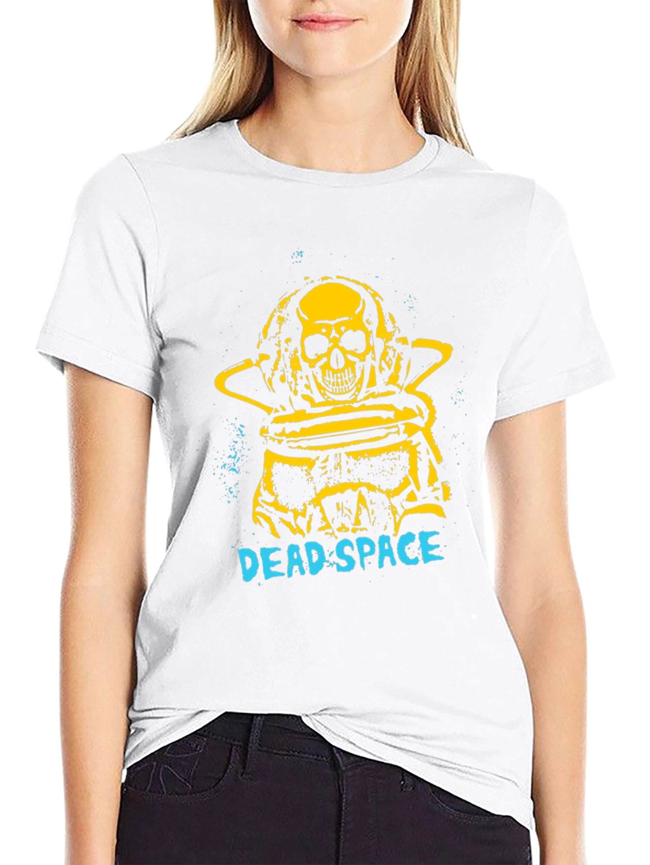 Dead Space Graphic T-Shirt - Sci-Fi Skull Design