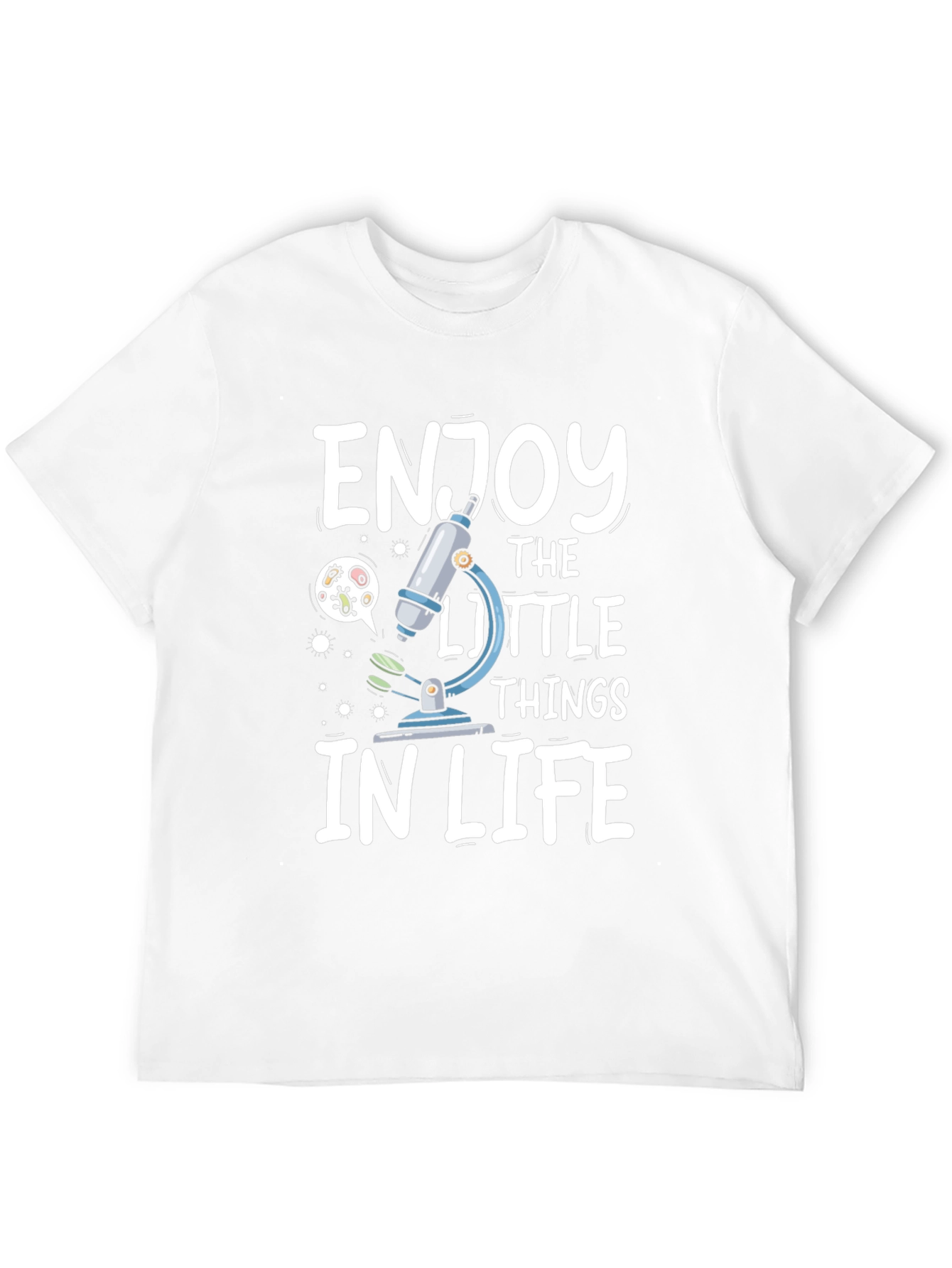 Enjoy The Little Things Microscope Graphic Tee