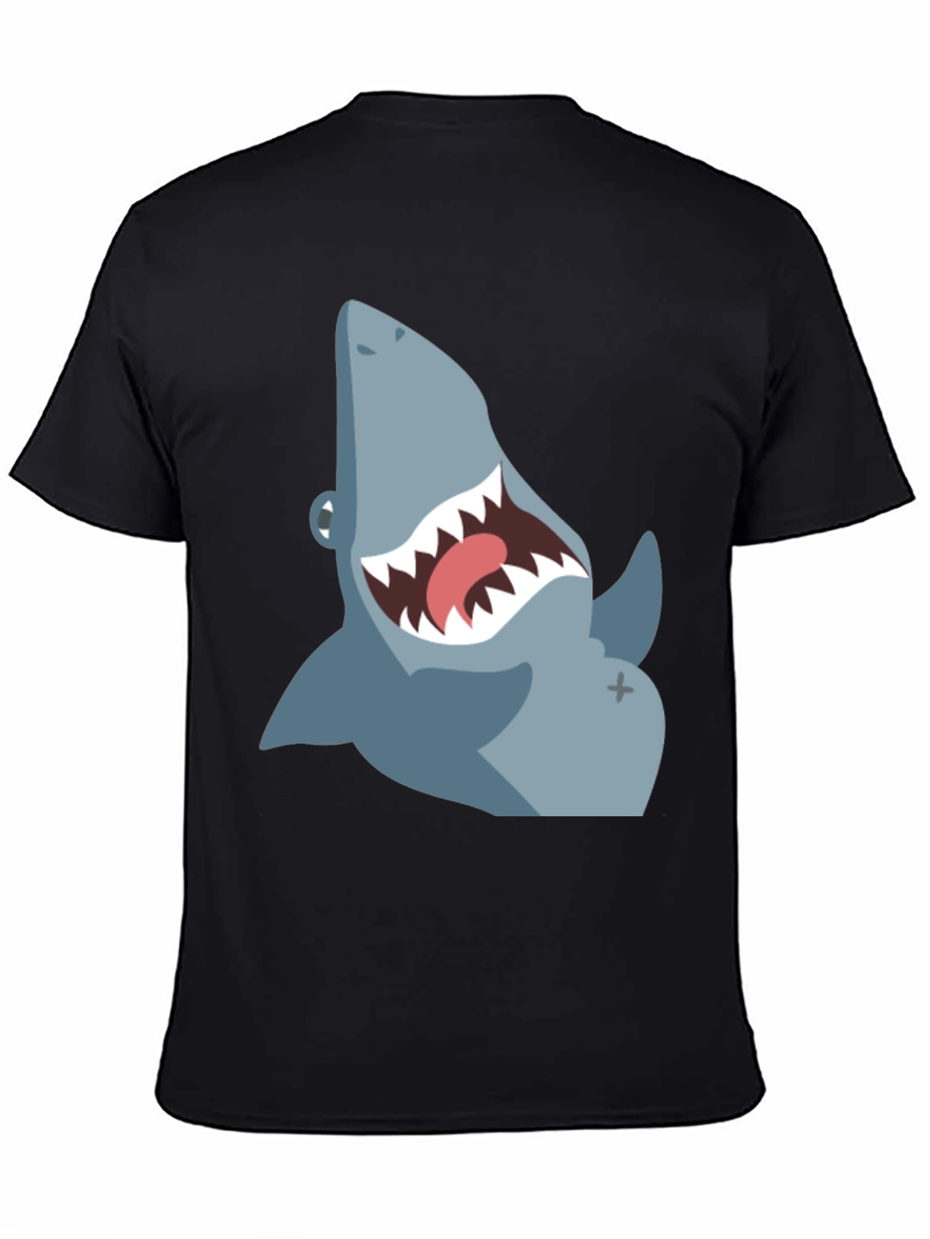 Shark Graphic Tee - Mens Black T-Shirt