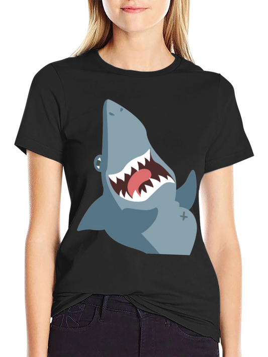 Shark Graphic Tee - Mens Black T-Shirt