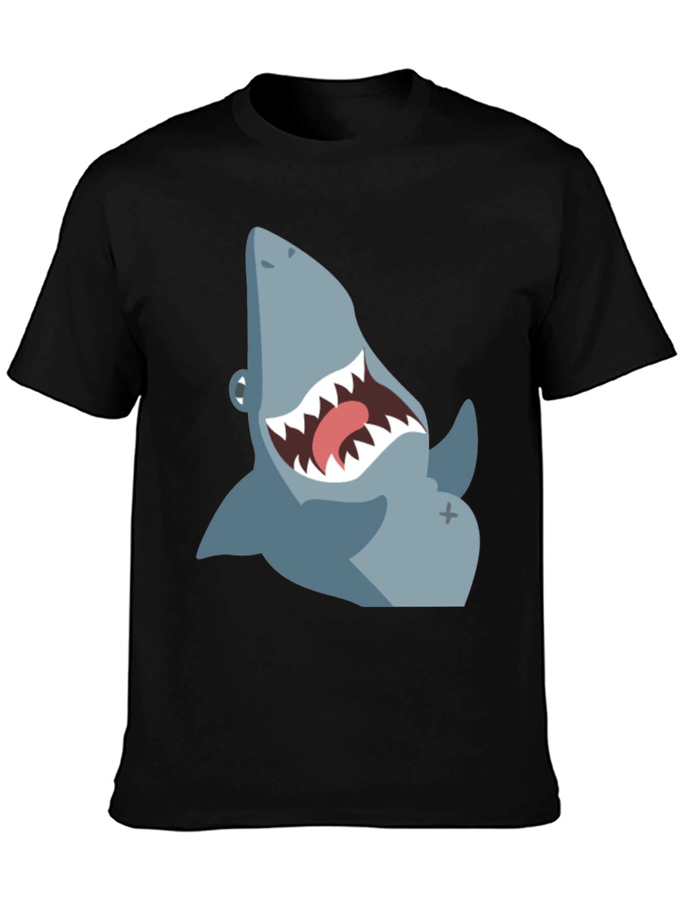 Shark Graphic Tee - Mens Black T-Shirt