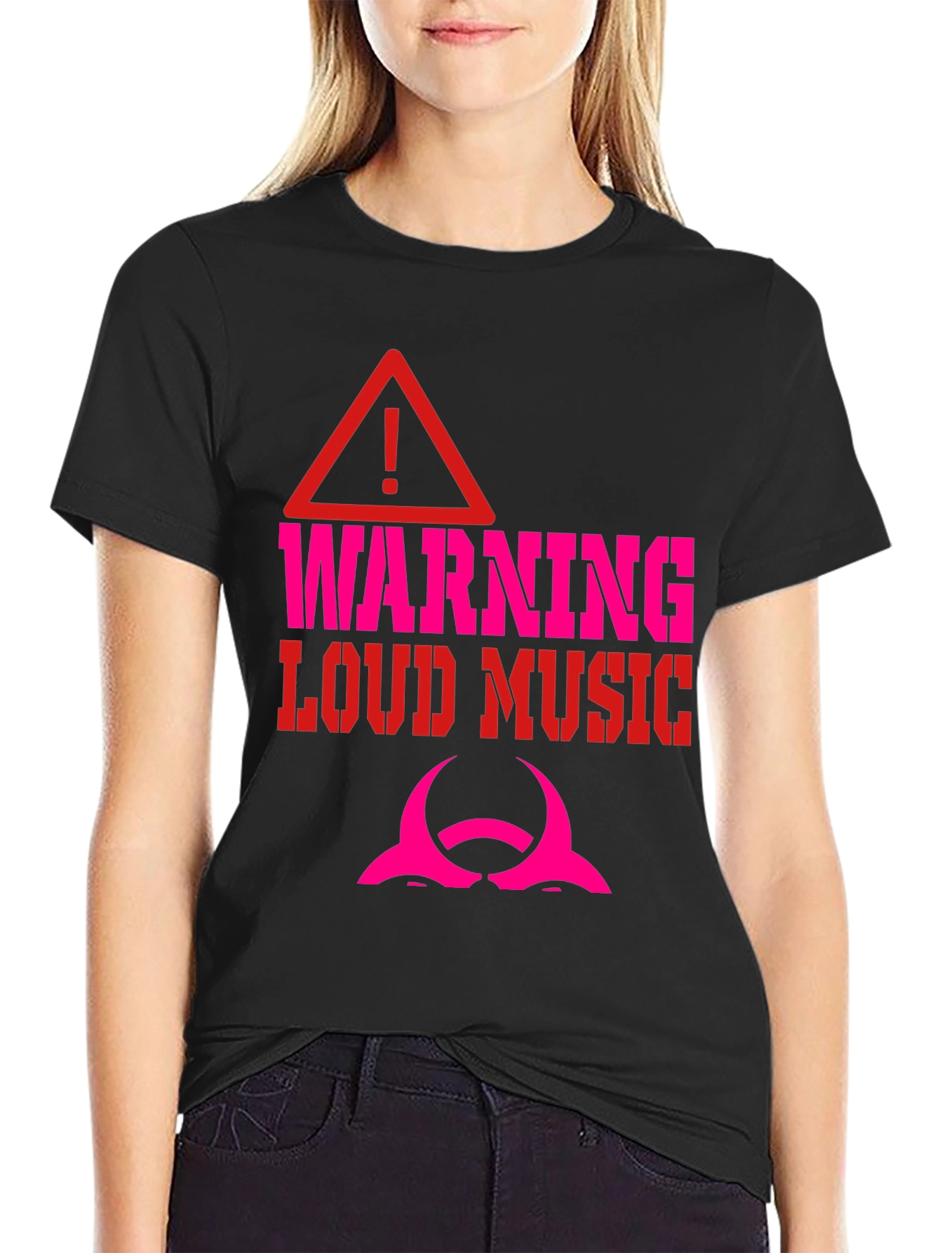 Warning Loud Music Graphic Tee