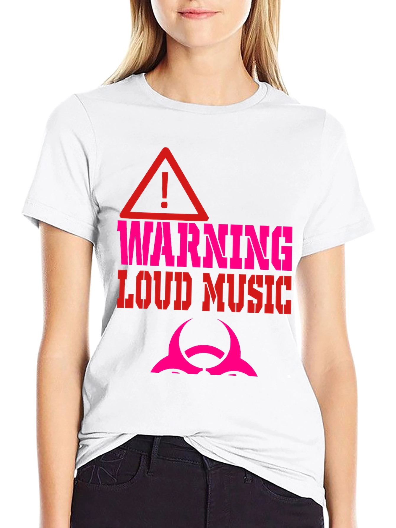 Warning Loud Music Graphic Tee