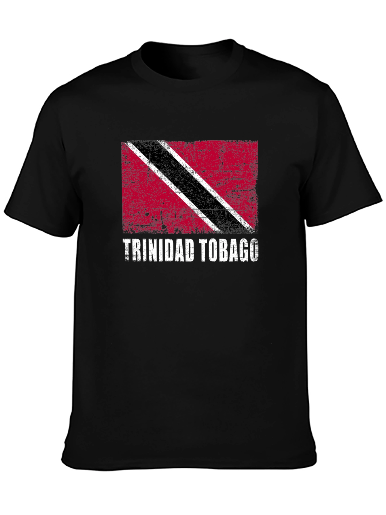 Trinidad & Tobago Flag Graphic Tee - Black