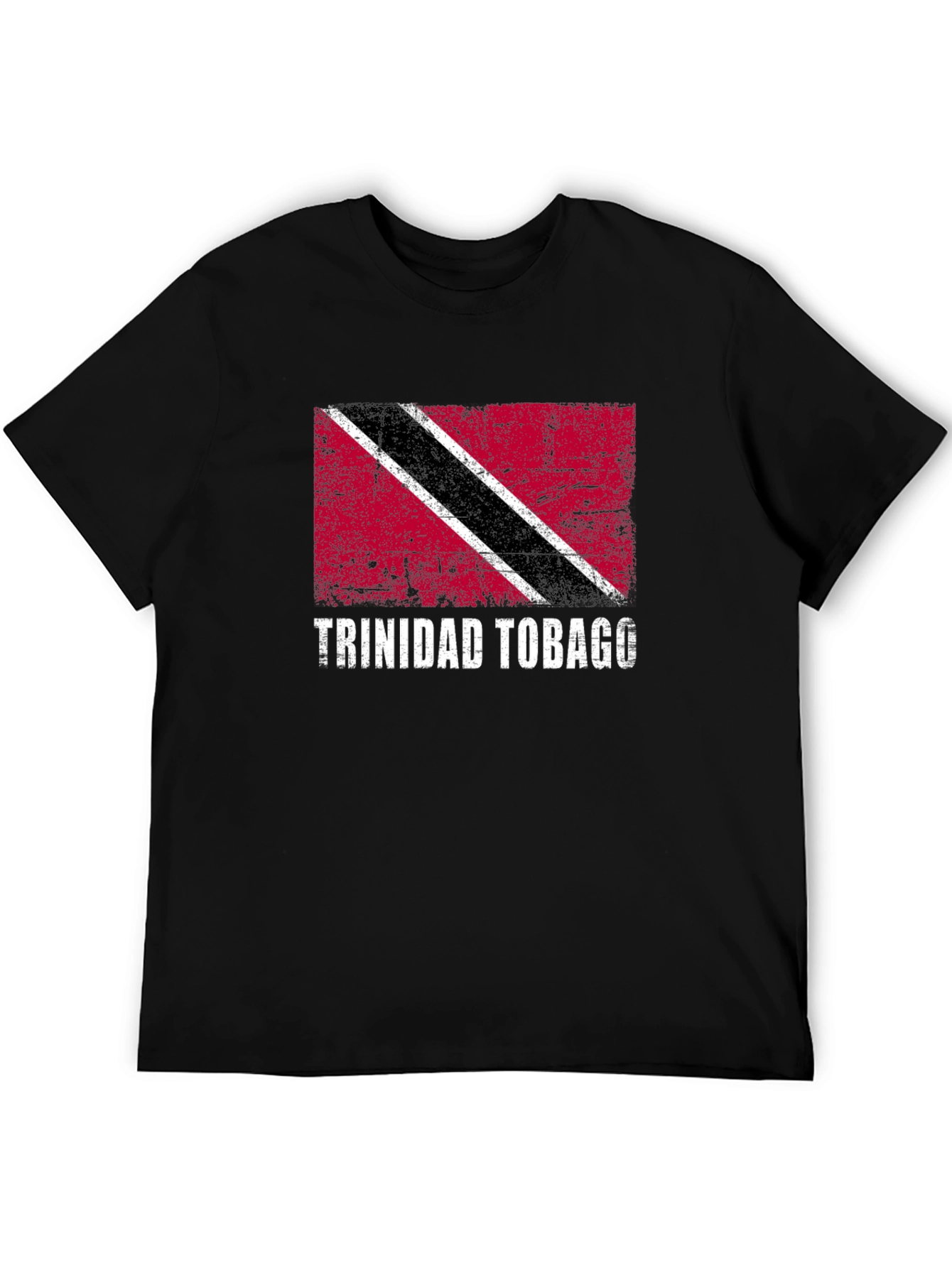 Trinidad & Tobago Flag Graphic Tee - Black
