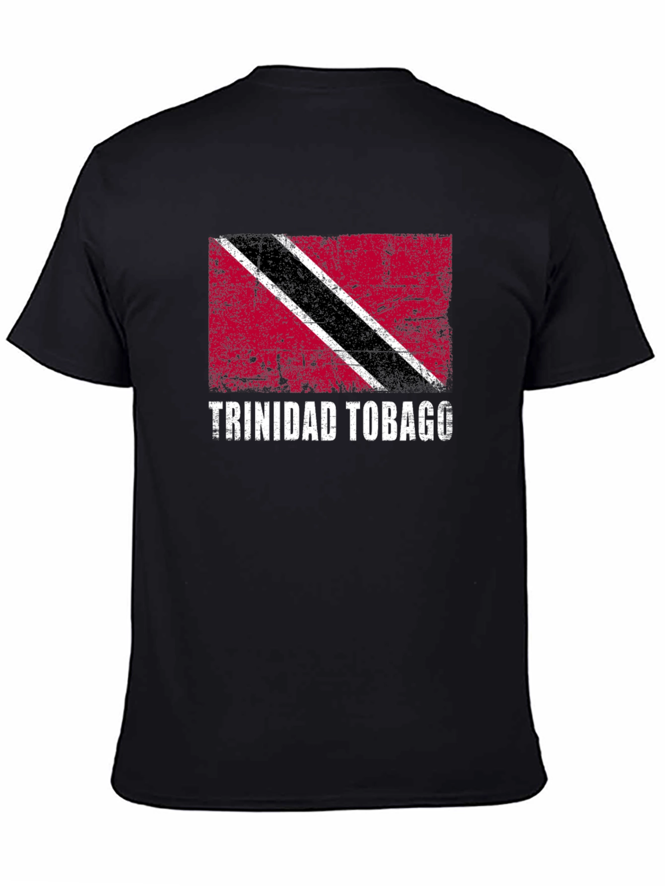 Trinidad & Tobago Flag Graphic Tee - Black